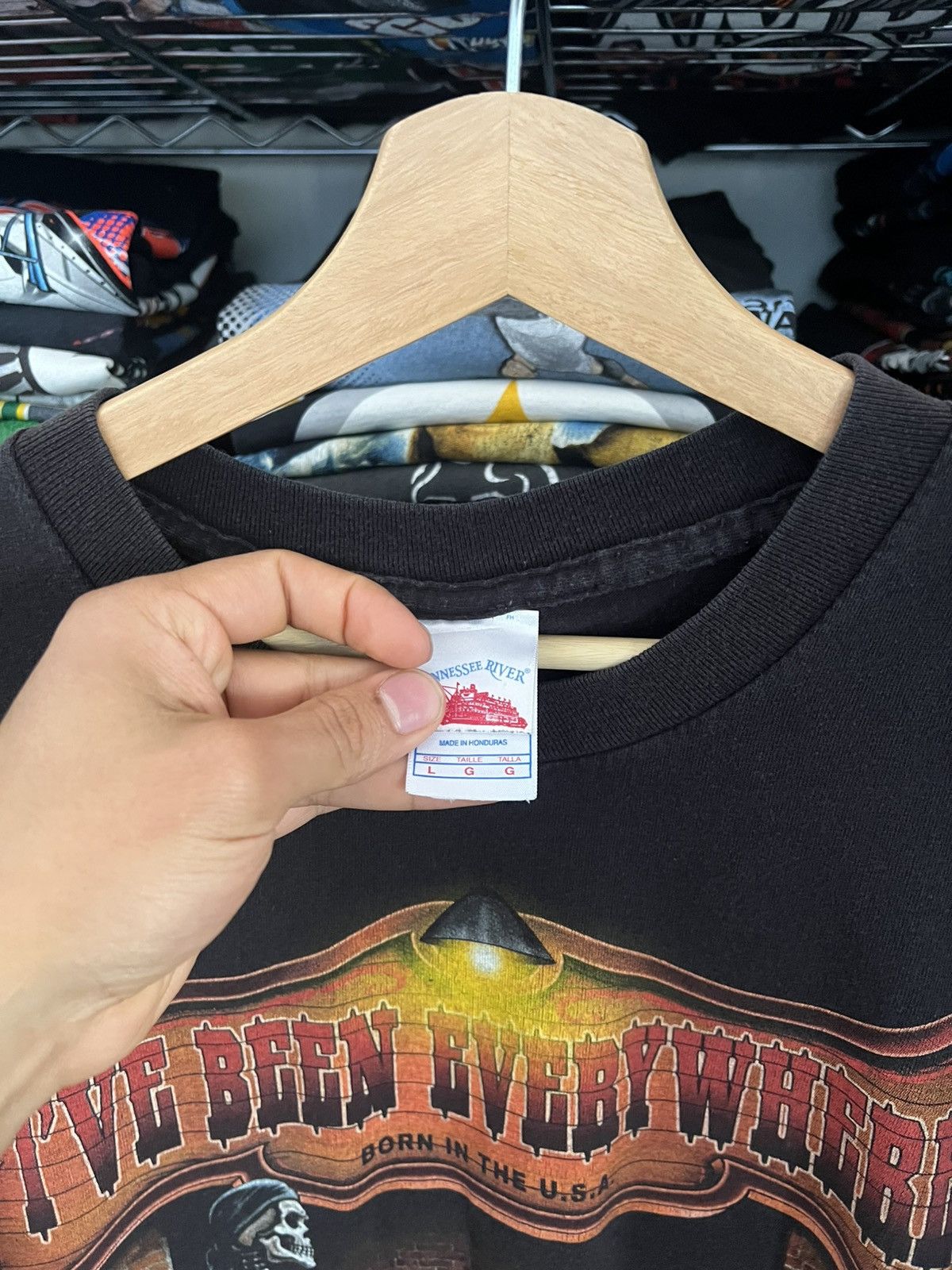Harley Davidson 2000s Sturgis Skull Johnny’s Lived to Ride Choppers Tee Size US L / EU 52-54 / 3 - 6 Thumbnail