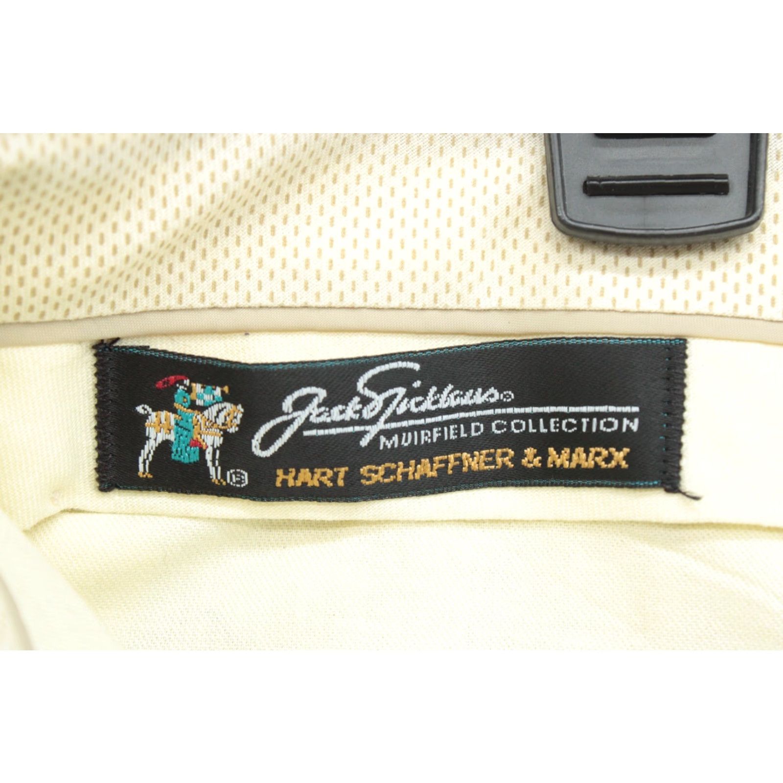 Hart Schaffner Marx VINTAGE Hart Schaffner & Marx Jack Nicklaus Tournament Slacks Pants 40x29 Gray Tweed Mens Size US 40 / EU 56 - 6 Thumbnail