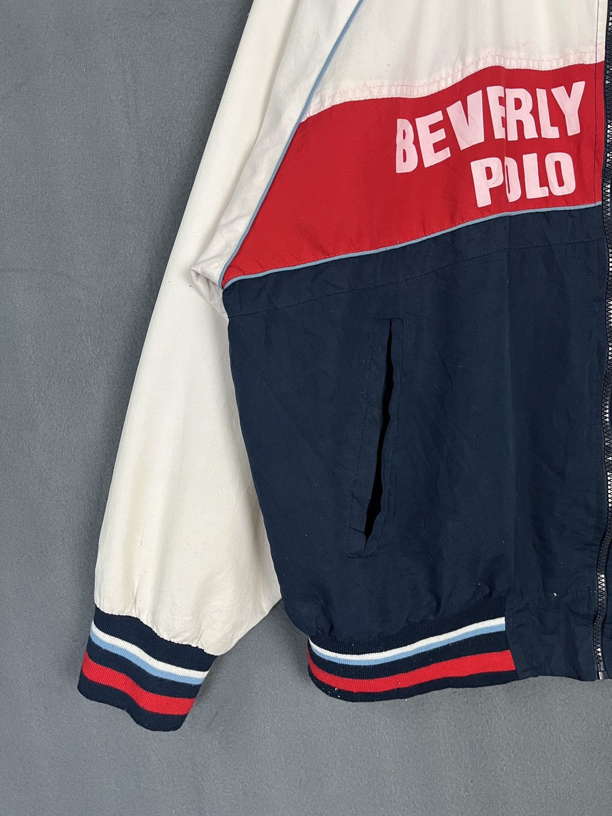 Beverly Hills Polo Club BHPC Oversized Windbreaker Jacket Size US XL / EU 56 / 4 - 4 Thumbnail