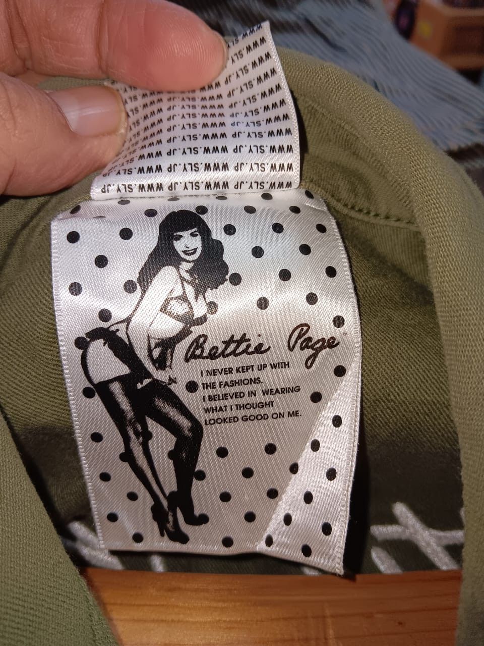 SLY SLY X BETTIE PAGE ARMY MILITARY STYLE JACKET Size US S / EU 44-46 / 1 - 5 Thumbnail