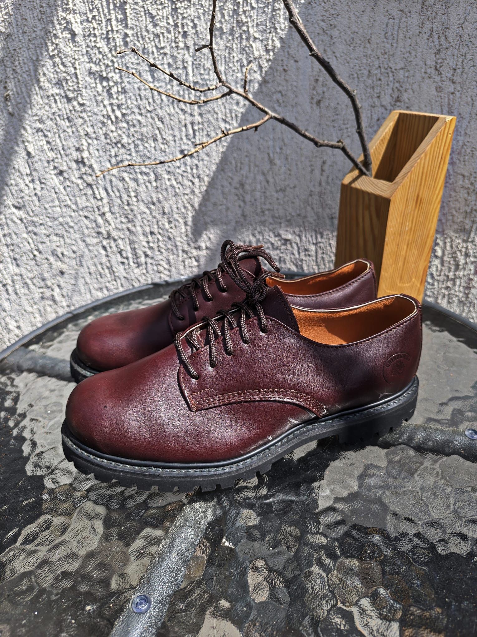 Seditionaries × Vintage chunky leather derby shoes vintage grinders england punk Size US 10 / EU 43 - 2 Thumbnail