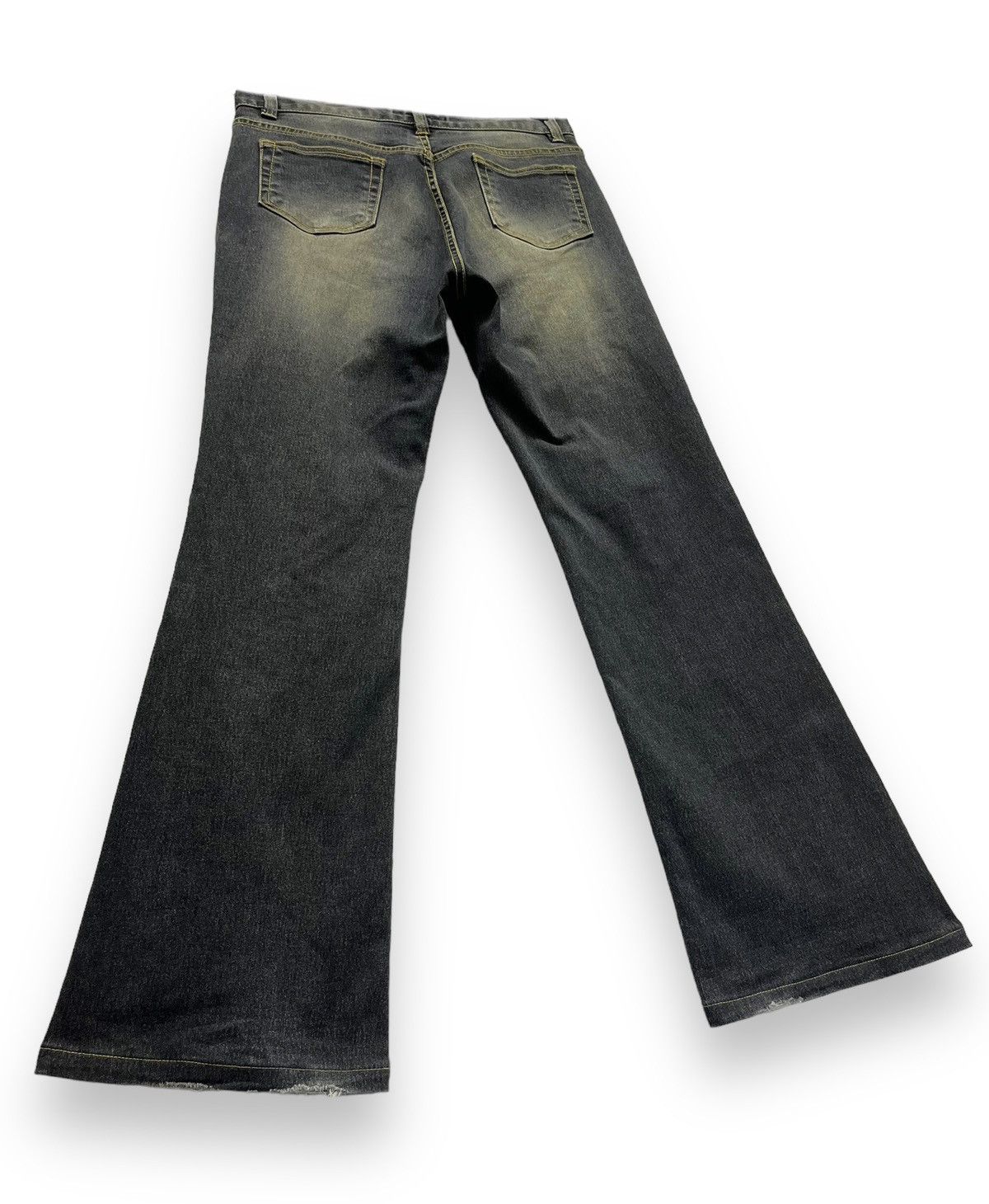 Japanese Brand 🔥FLARE MATSUNO Stretch Spliced Denim Woman’s Pants Size 29" - 7 Thumbnail