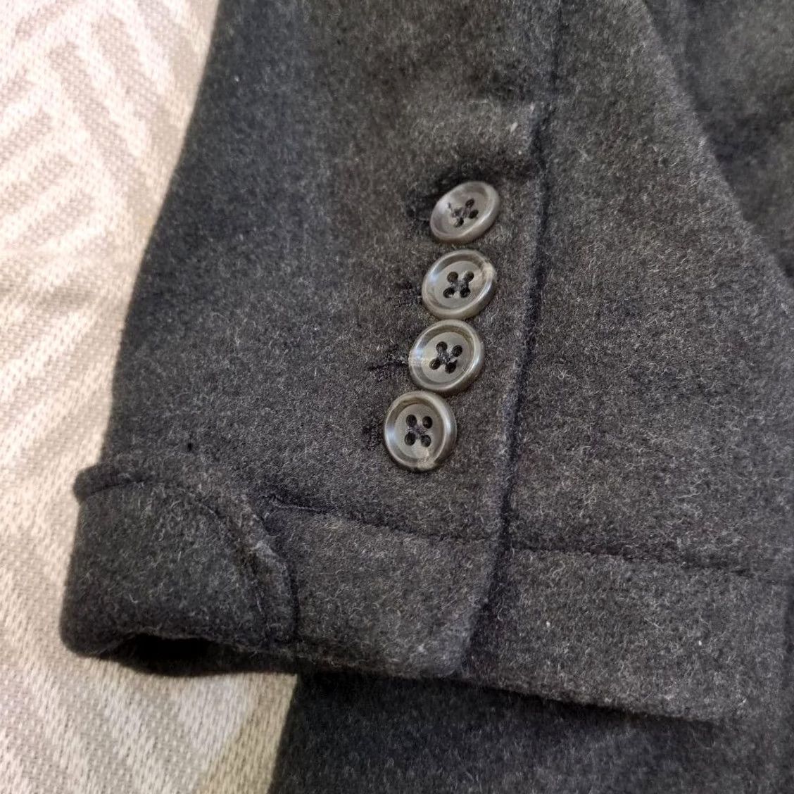 Engineered Garments ENGINEERED GARMENTS GRIM JACKET MEN XL DARK GREEN POLYESTER, REGULAR SIZE, ZIPPER? BUTTON, USED Size US XL / EU 56 / 4 - 6 Thumbnail