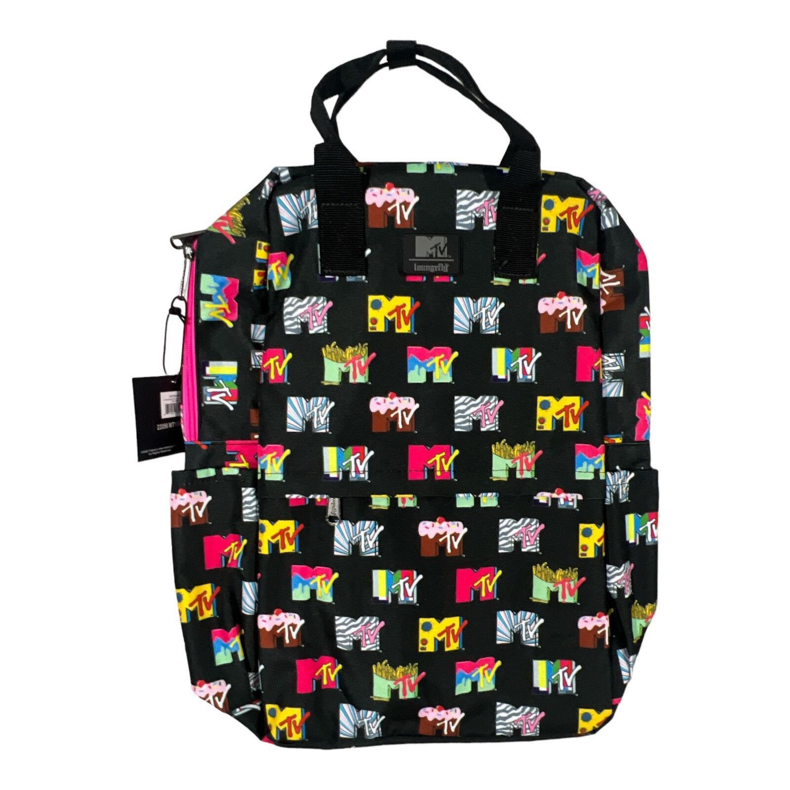 Other New Retro Loungefly MTV Logo Backpack Nylon NWT - Authentic Size ONE SIZE - 1 Thumbnail