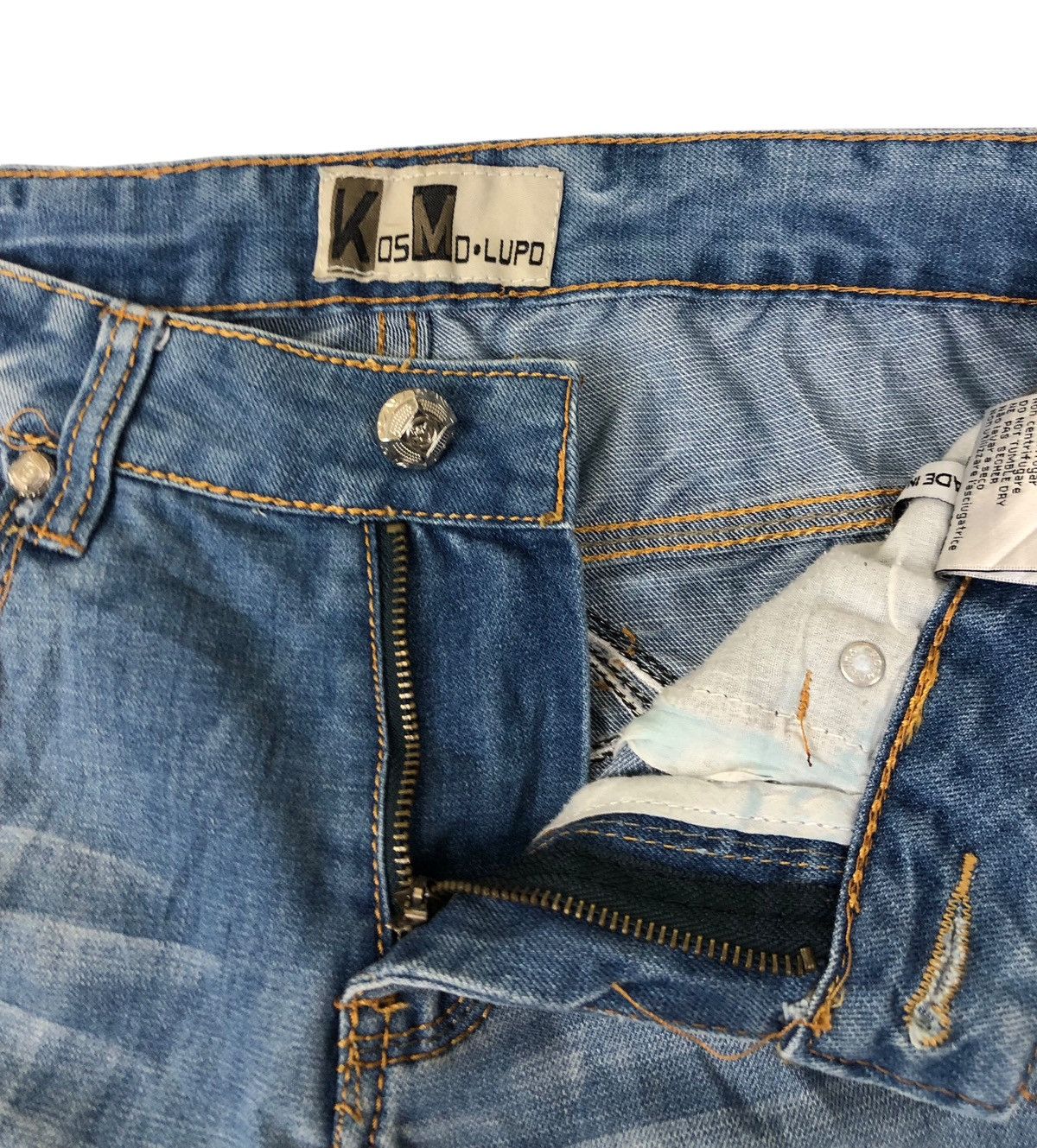 Japanese Brand Japan Brand Kosmo Lupo Embroidery Low Rise Denim Jeans Size US 30 / EU 46 - 12 Thumbnail