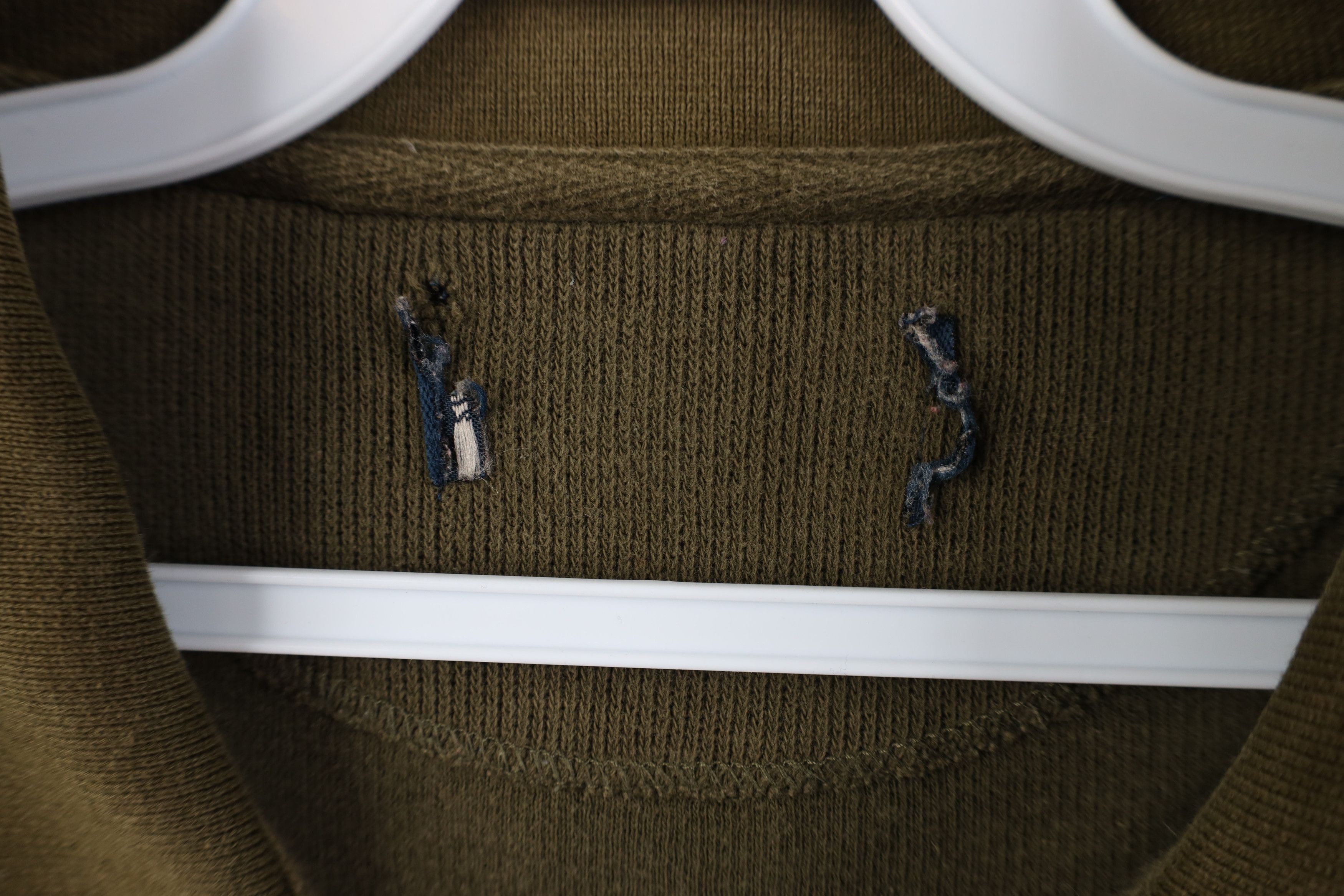 Vintage Vintage 90s Streetwear Heavy Ribbed Knit Long Sleeve Polo Size US XXL / EU 58 / 5 - 5 Thumbnail