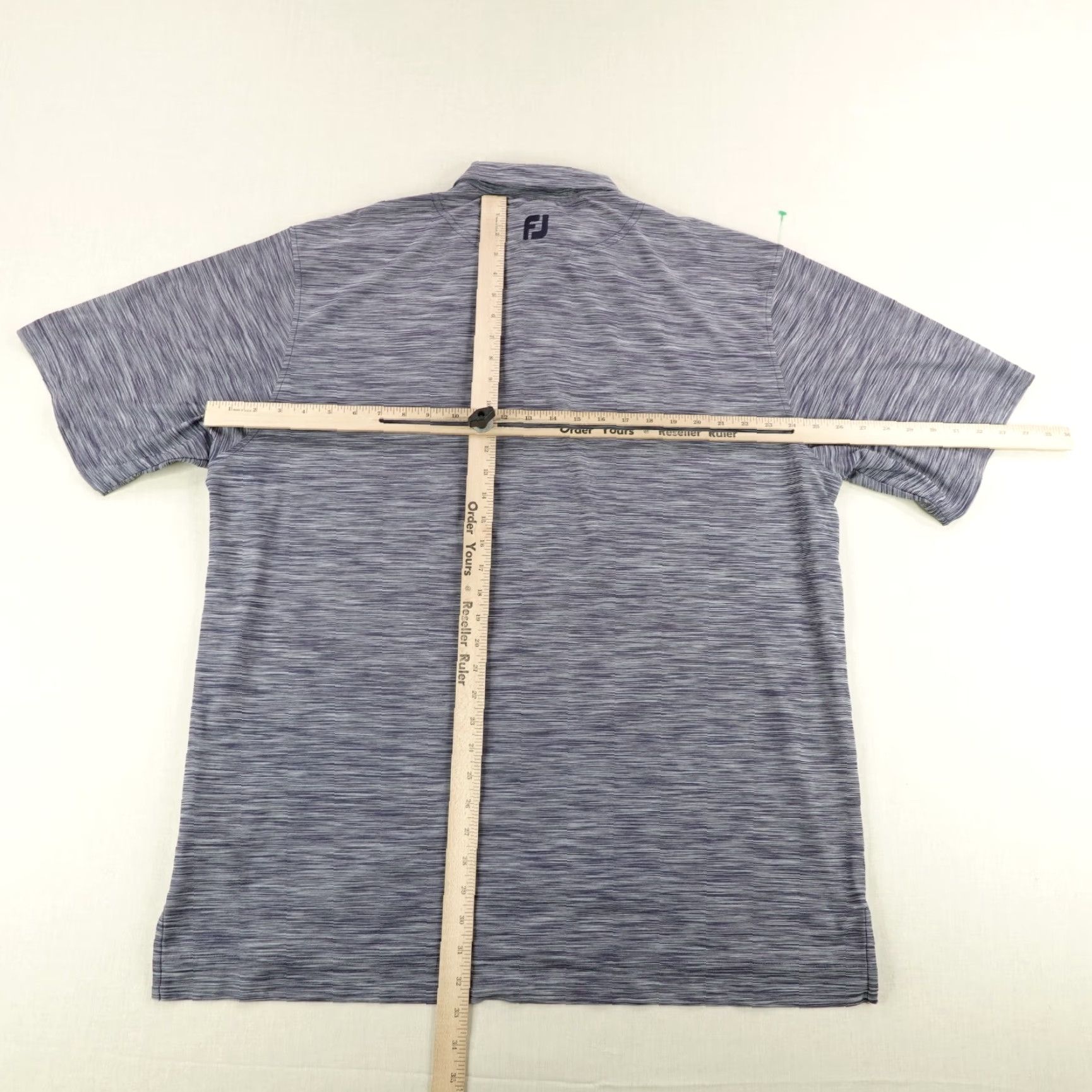 Footjoy FootJoy Polo Shirt Men XL Gray Heather Performance Flex Golf Short Sleeve Polo Size US XL / EU 56 / 4 - 5 Thumbnail