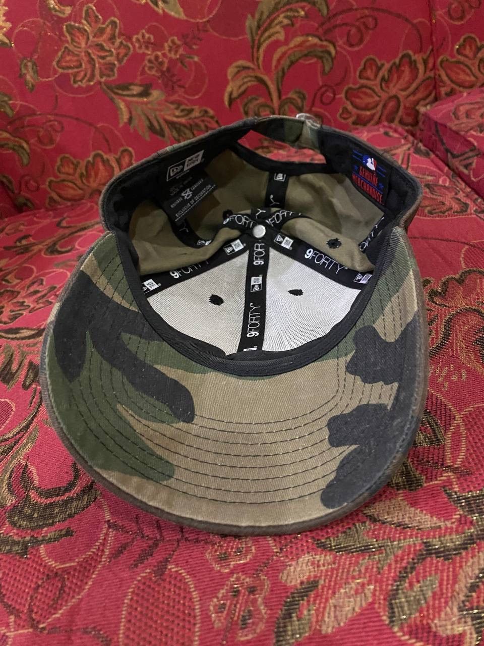 MLB × New Era Vintage Y2K New Era La Camouflage Trucker Cap Size ONE SIZE - 5 Thumbnail