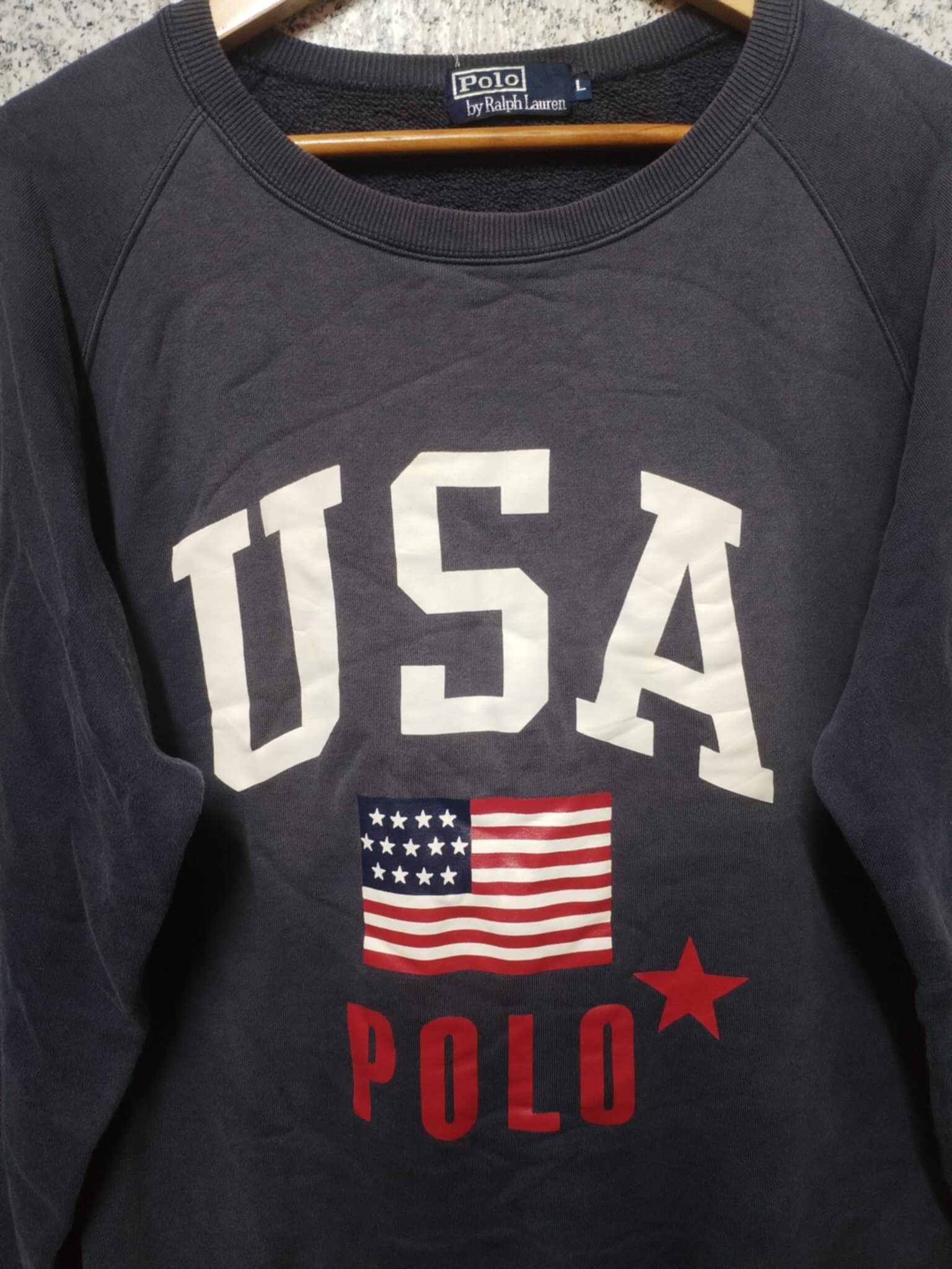 Polo Ralph Lauren × Vintage VINTAGE POLO RALPH LAUREN USA BIG LOGO VERY RARE Size US L / EU 52-54 / 3 - 4 Thumbnail