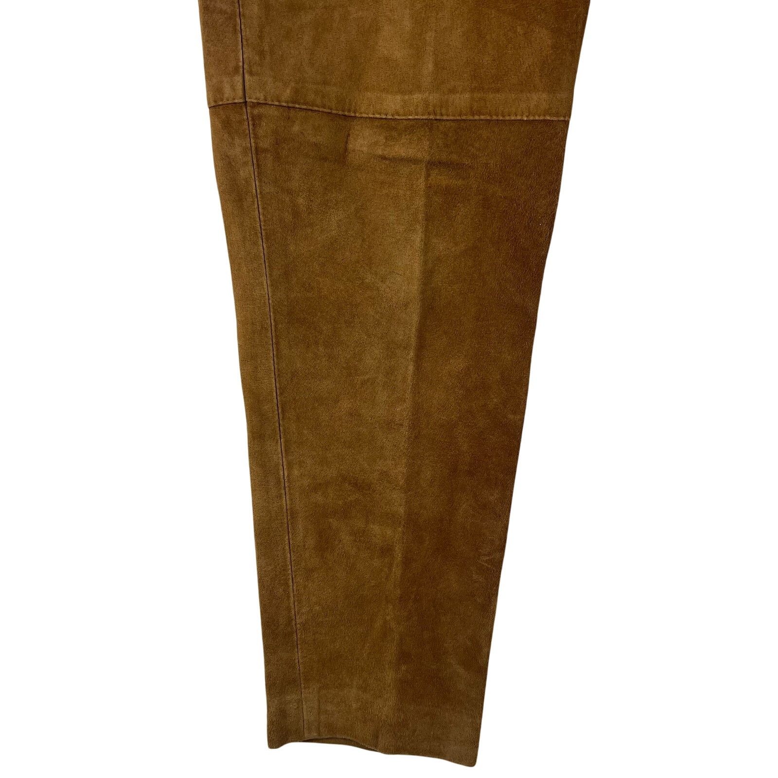 Perry Ellis Vintage Suede High-Waist Pants 6 | Perry Ellis Portfolio Size 28" / US 6 / IT 42 - 7 Thumbnail