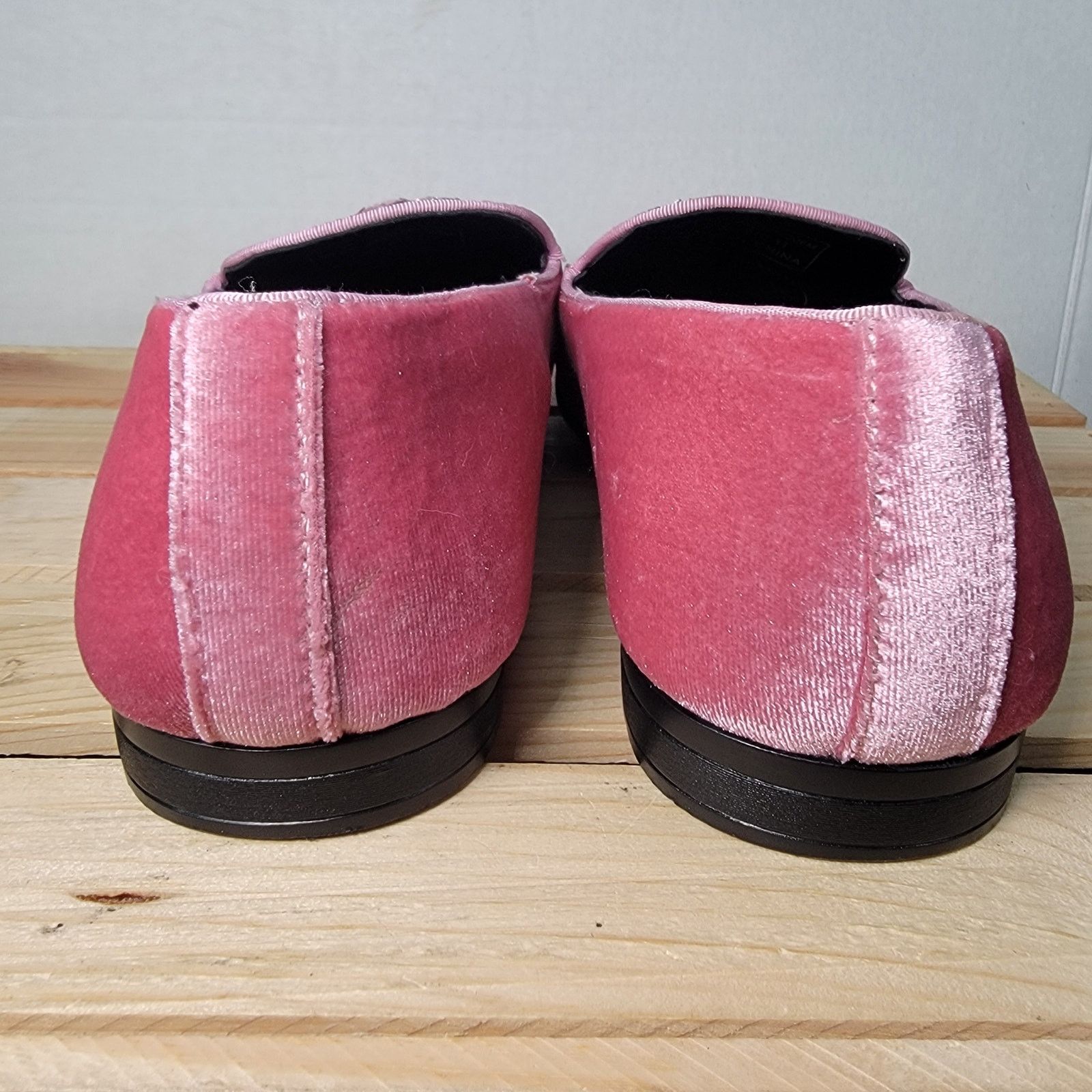 Other Amali Men's Pink Velvet Shoes w/ Large Jewels - Size 11 Size US 11 / EU 44 - 4 Thumbnail