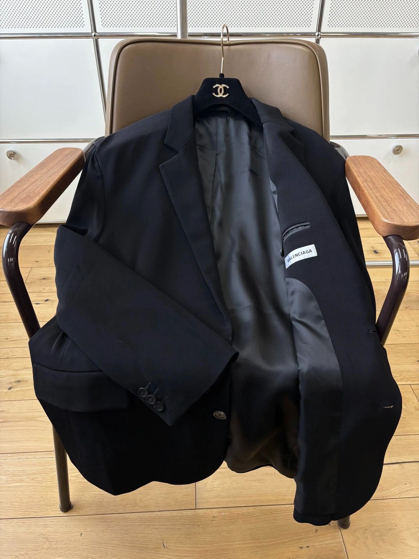 Balenciaga Balenciaga Single-Breasted Shoulder Pad Blazer Size XS / US 0-2 / IT 36-38 - 5 Thumbnail