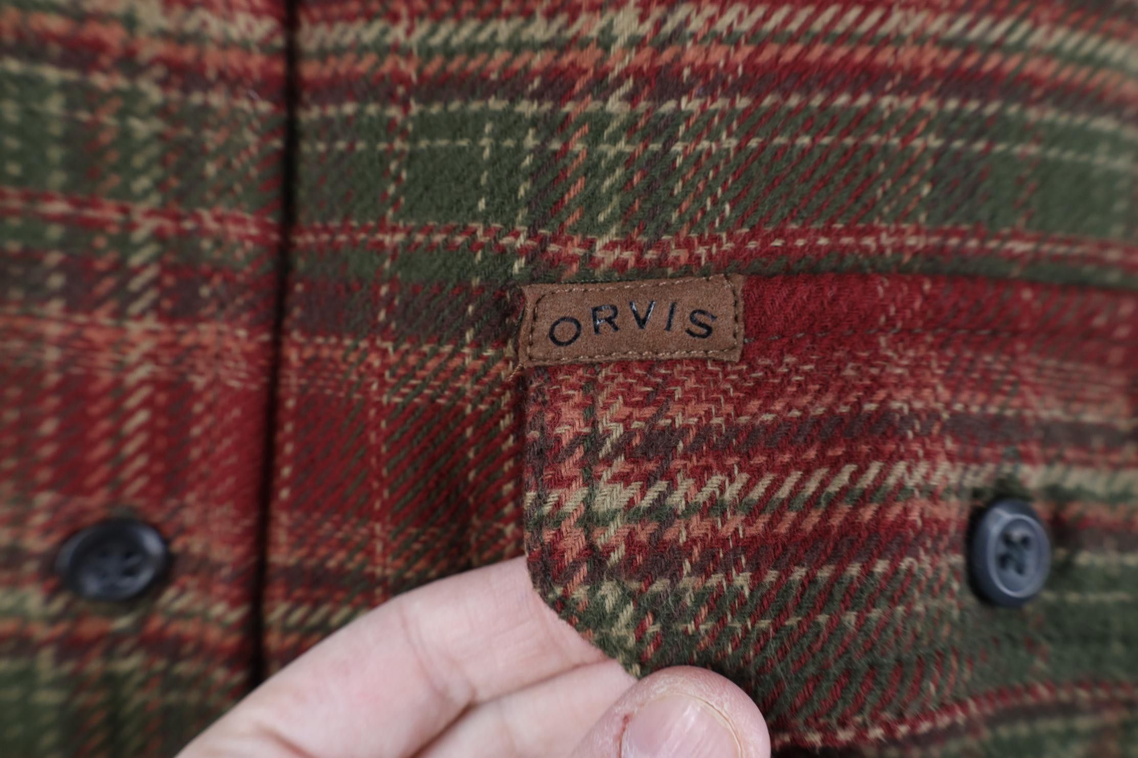 Orvis Vintage Orvis Heavy Button Shirt Jacket Jac Shirt Plaid Size US L / EU 52-54 / 3 - 4 Thumbnail