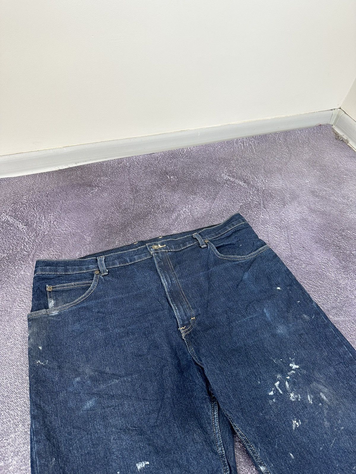 Dickies Vintage Dickies Distressed Denim Hype Baggy USA Work Jeans Size US 38 / EU 54 - 13 Thumbnail