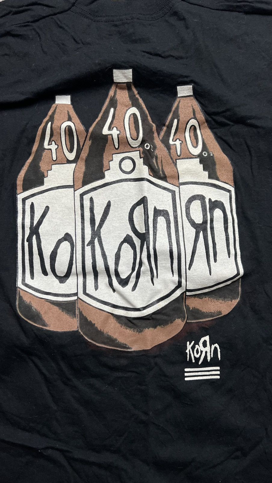 Band Tees VTG 90’s Korn 40oz bottles beer 1995 vintage rock t shirt Size US L / EU 52-54 / 3 - 6 Thumbnail