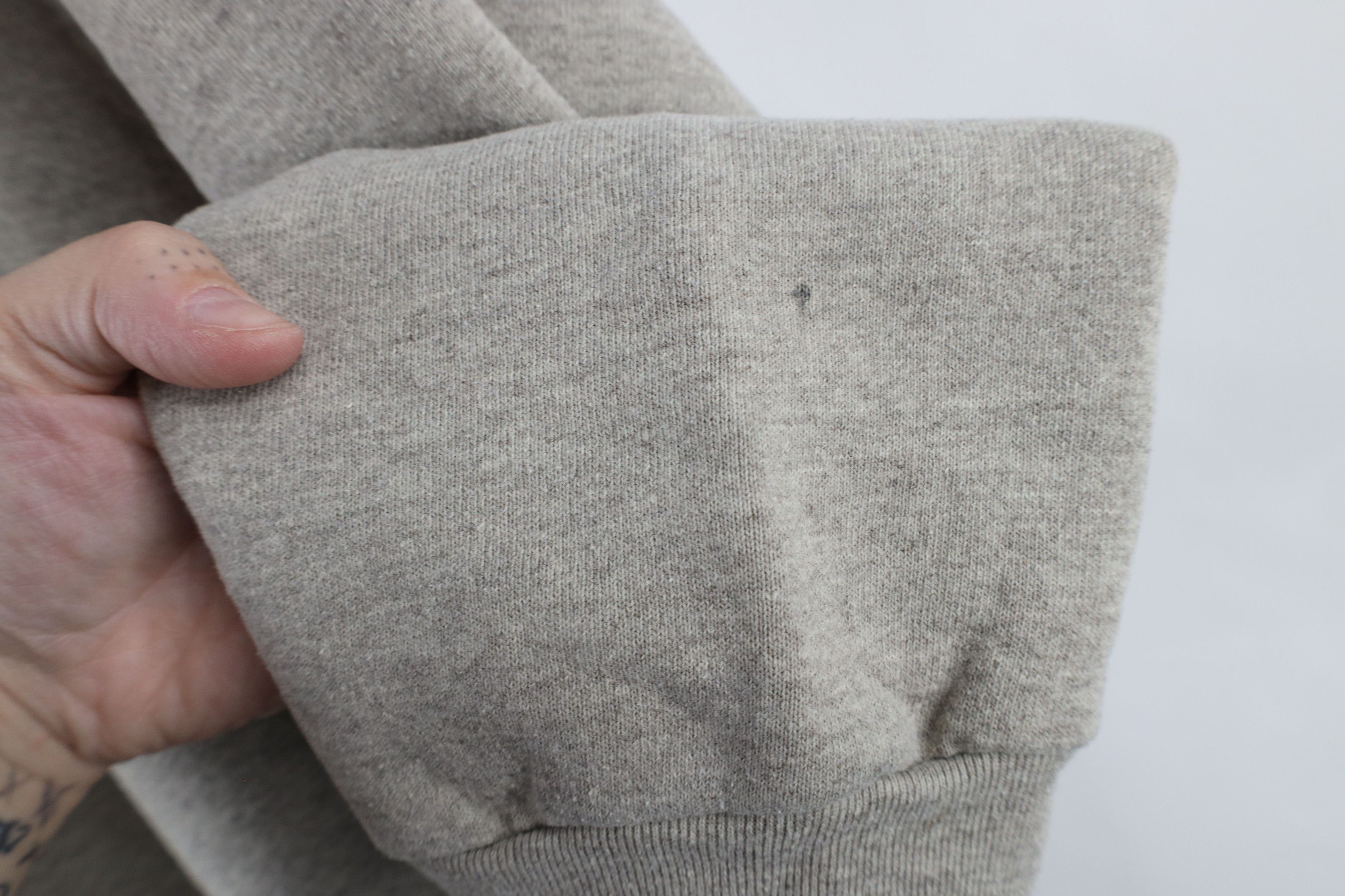Vintage Vintage 90s Wilson Blank Heavyweight Sweatshirt Heather Gray Size US XXL / EU 58 / 5 - 6 Thumbnail