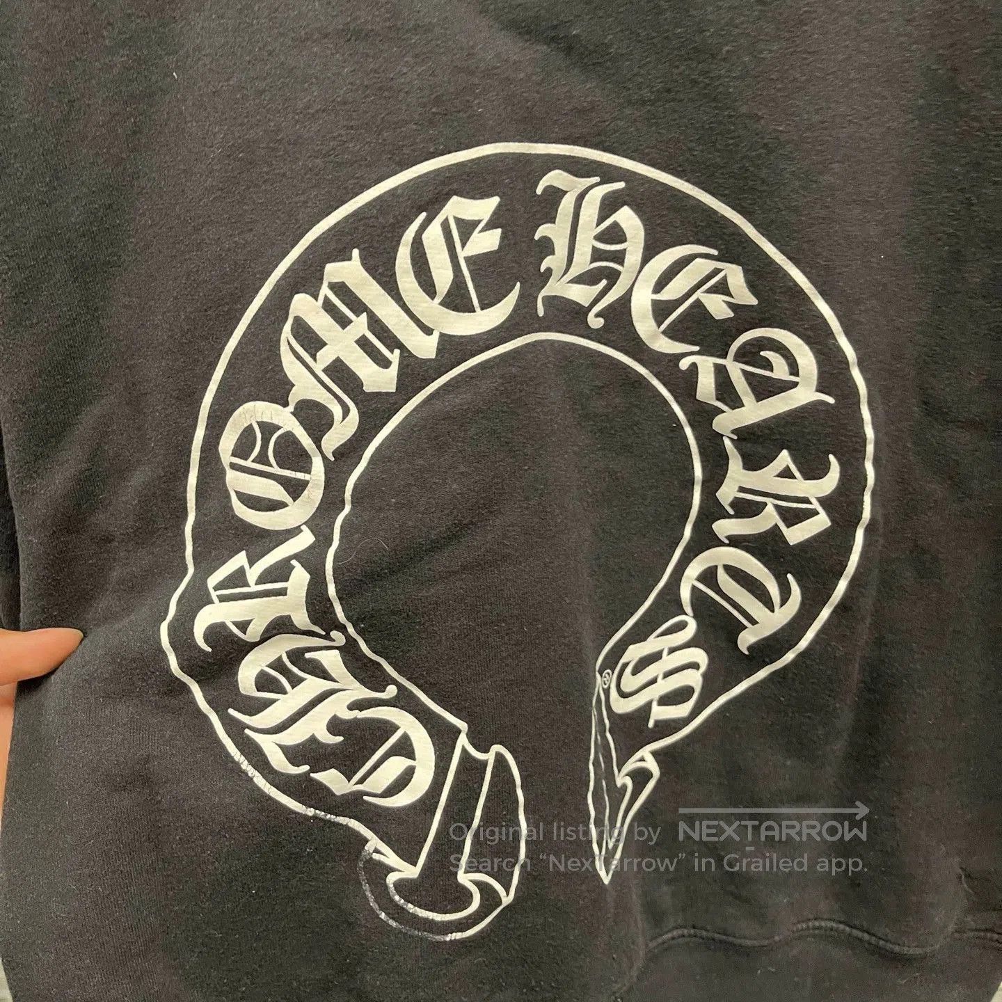 Chrome Hearts Black Zip-Up Hoodie with Graphic Sleeves. Size US M / EU 48-50 / 2 - 5 Thumbnail