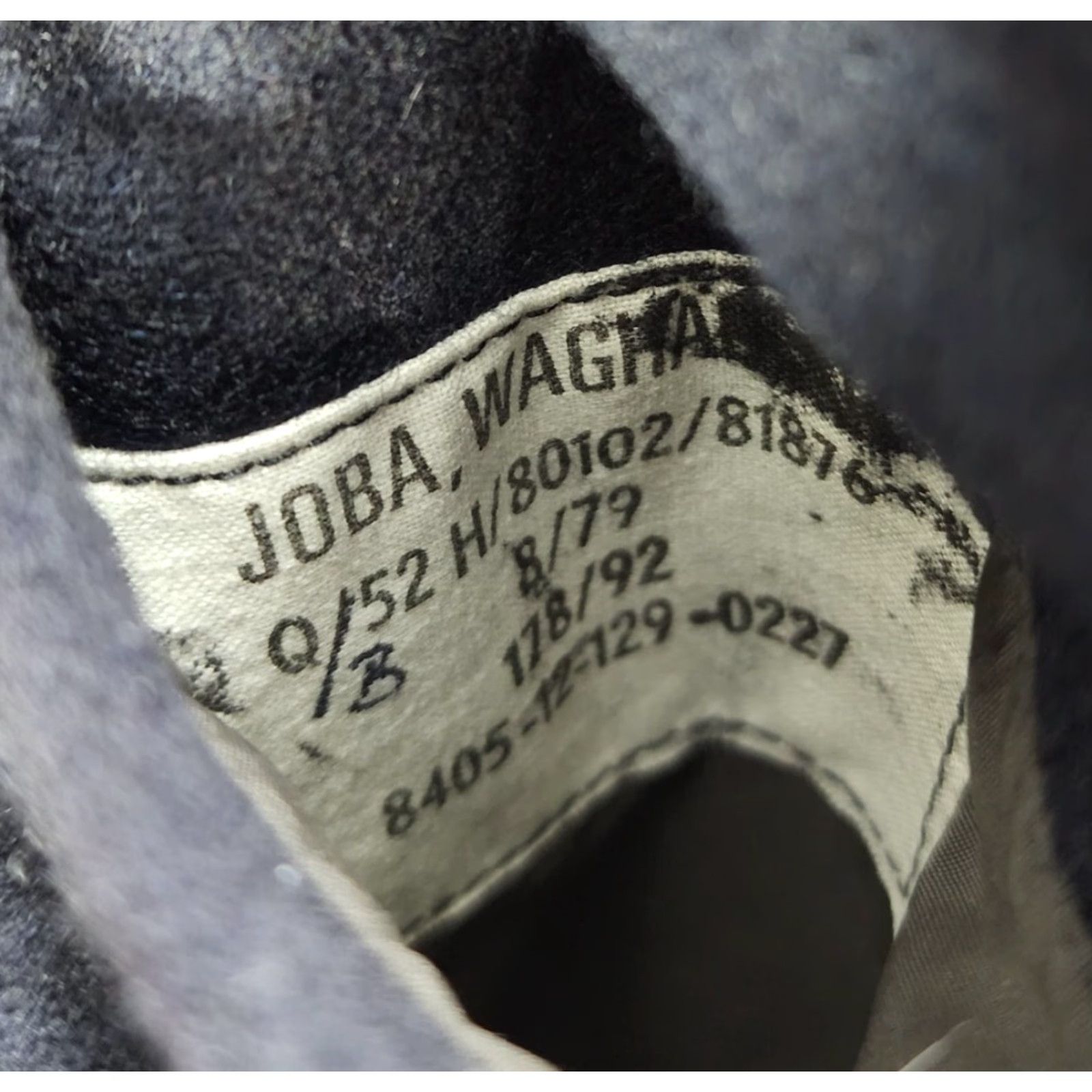 Vintage VINTAGE Joba Coat Navy Blue Wool Military Button 70s Overcoat Women's size 25 Size 4XL / US 24-26 - 3 Thumbnail