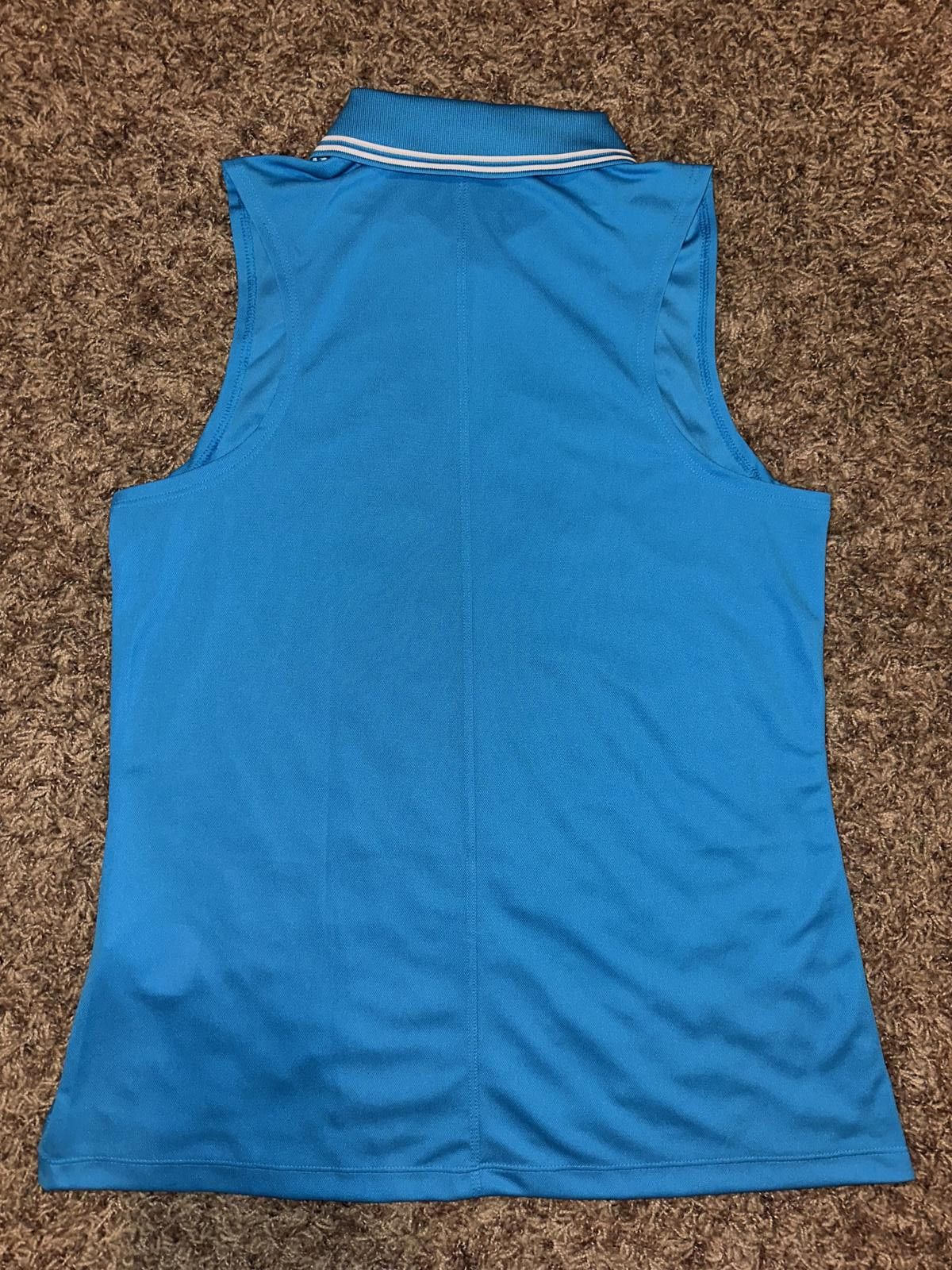 Nike Nike Women’s Victory Dri Fit Sleeveless Blue Golf Polo Sample Size S / US 4 / IT 40 - 2 Thumbnail