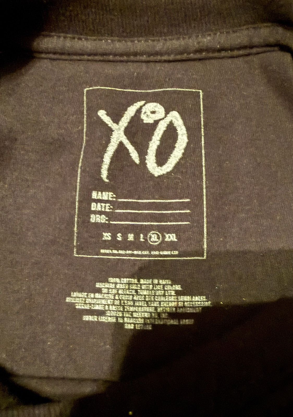 The Weeknd The Weeknd XO Nav Good Intentions Longsleeve Size US XL / EU 56 / 4 - 6 Thumbnail