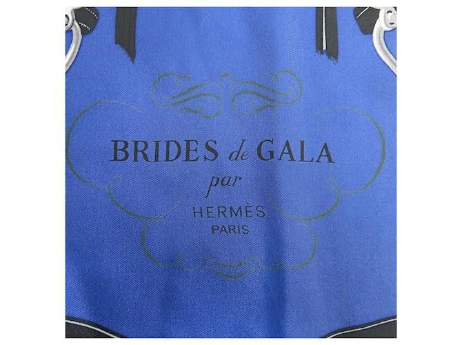 Hermes Bride de Gala Polo-shirt in printed silk & black knit Hermès Size S / US 4 / IT 40 - 5 Thumbnail
