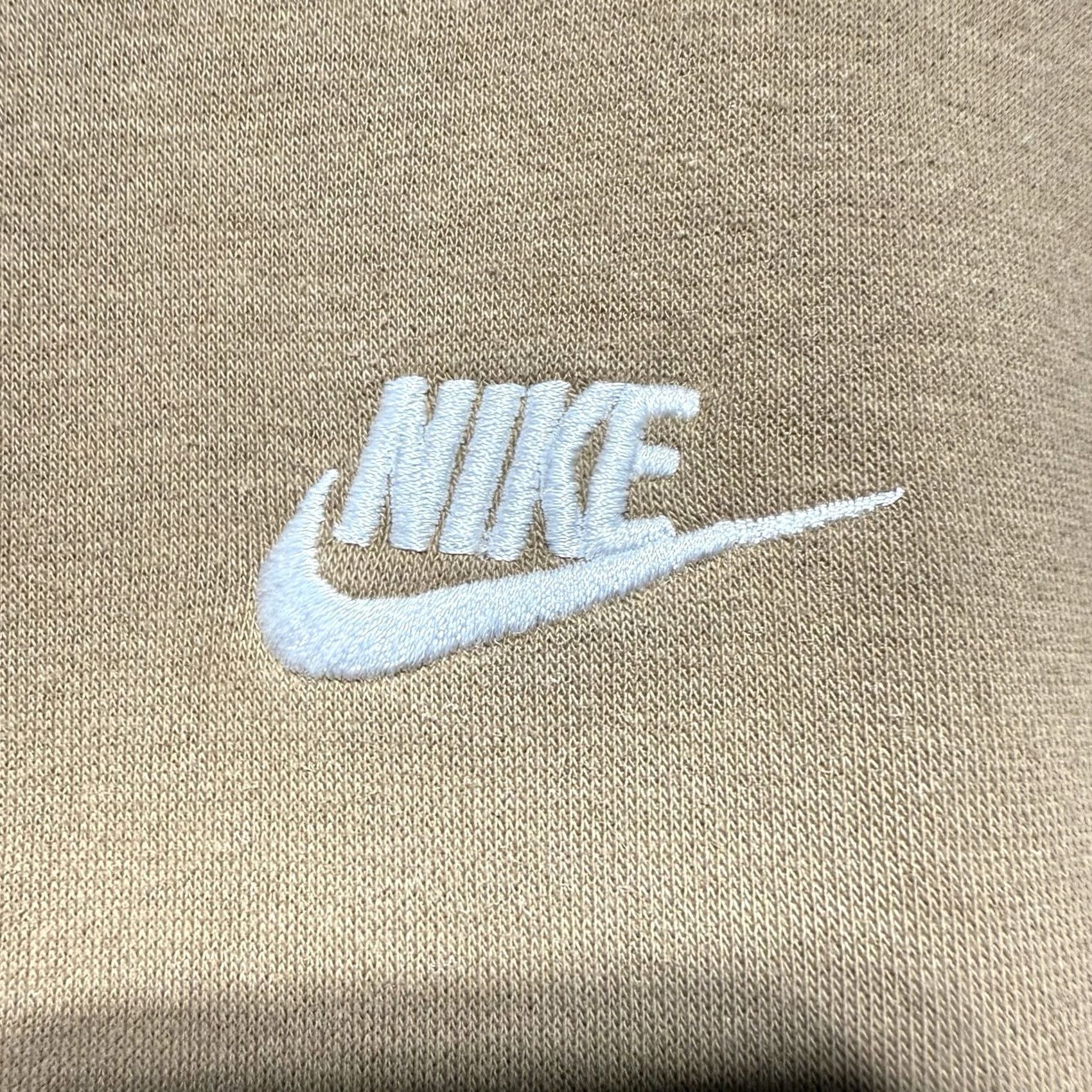 Nike VINTAGE Nike Hoodie Sweatshirt Side Swoosh Brown 90s Retro L Mens Brown Size L Large Size US L / EU 52-54 / 3 - 3 Thumbnail