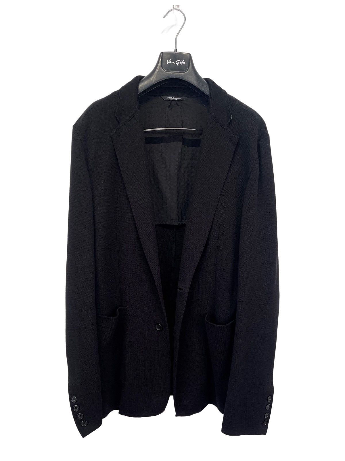 Dolce & Gabbana $3K Waffle Knit Blazer Jacket Size US L / EU 52-54 / 3 - 4 Thumbnail