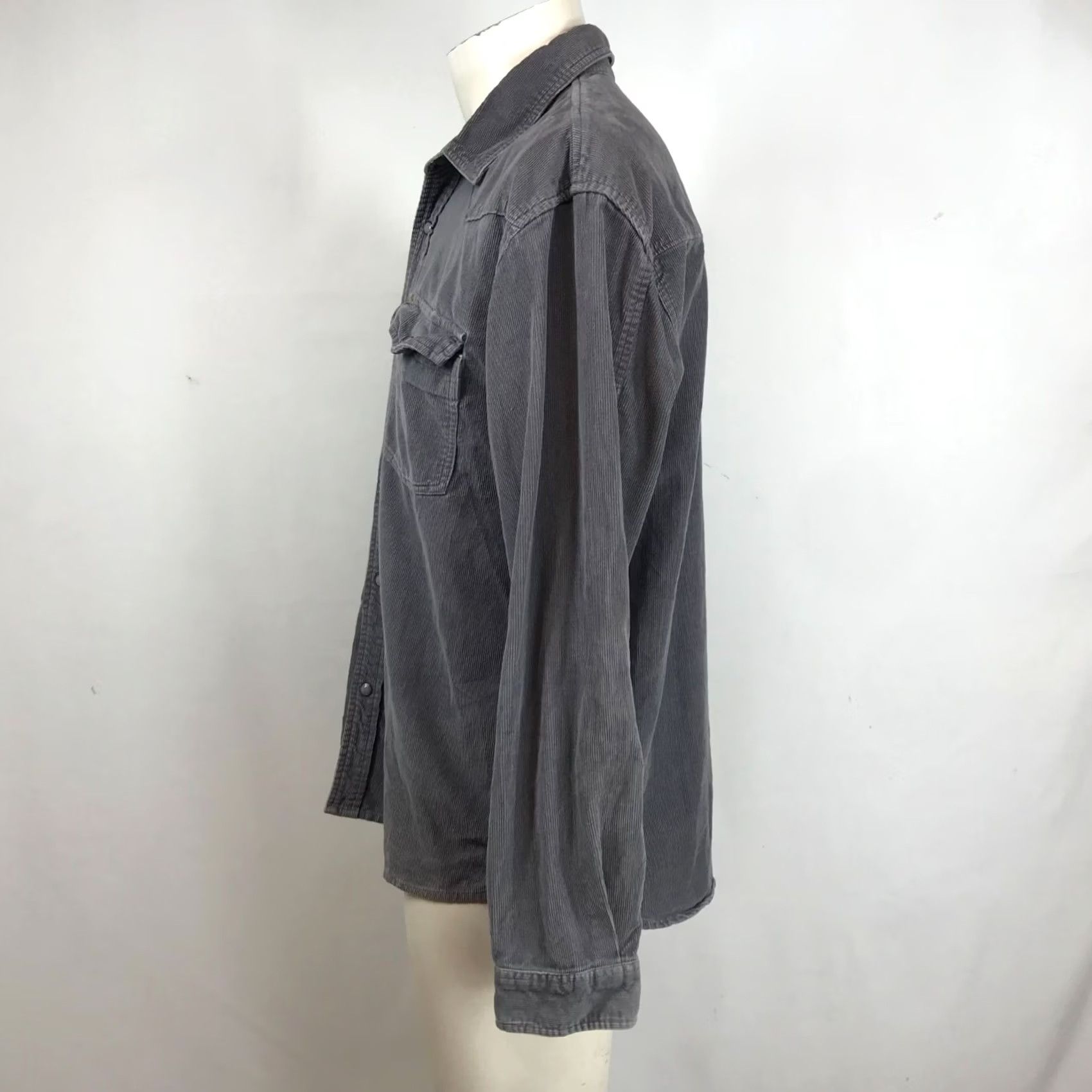 Quiksilver VINTAGE QUICKSILVER Shirt Mens Medium Gray Western BOARD SNAP FRONT Y2K Size US M / EU 48-50 / 2 - 6 Thumbnail