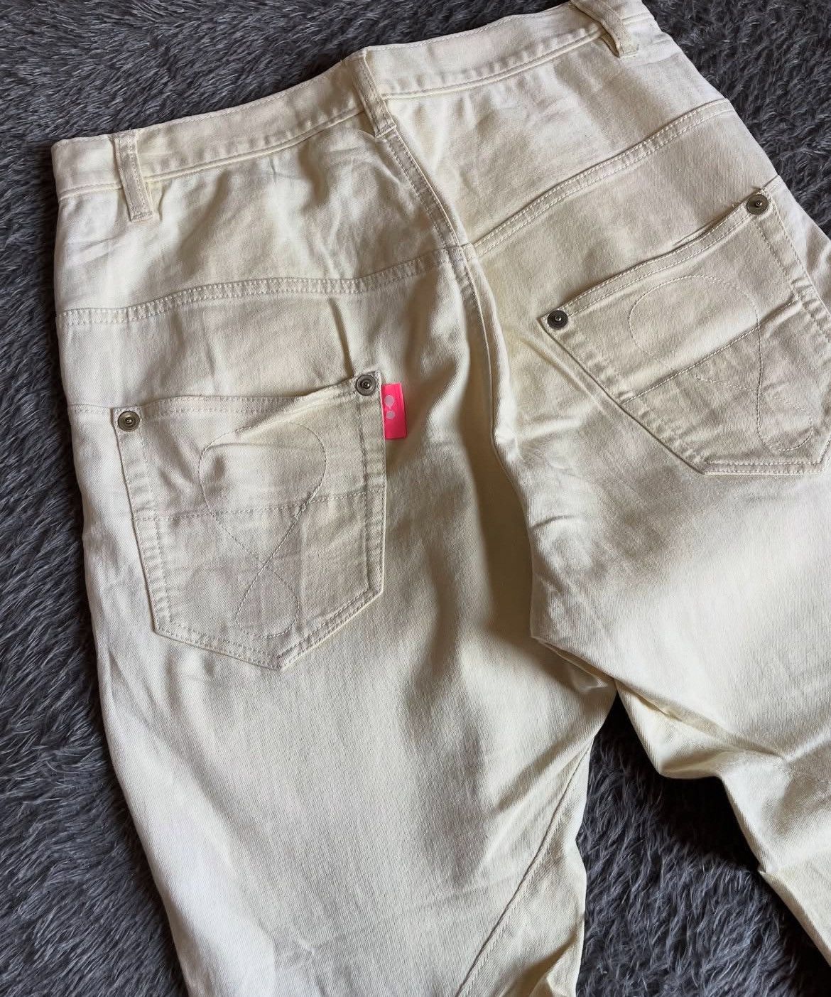 Issey Miyake 2000s Jevous Enprie Mercibeaucoup Asymmetric Jeans Size US 30 / EU 46 - 3 Thumbnail