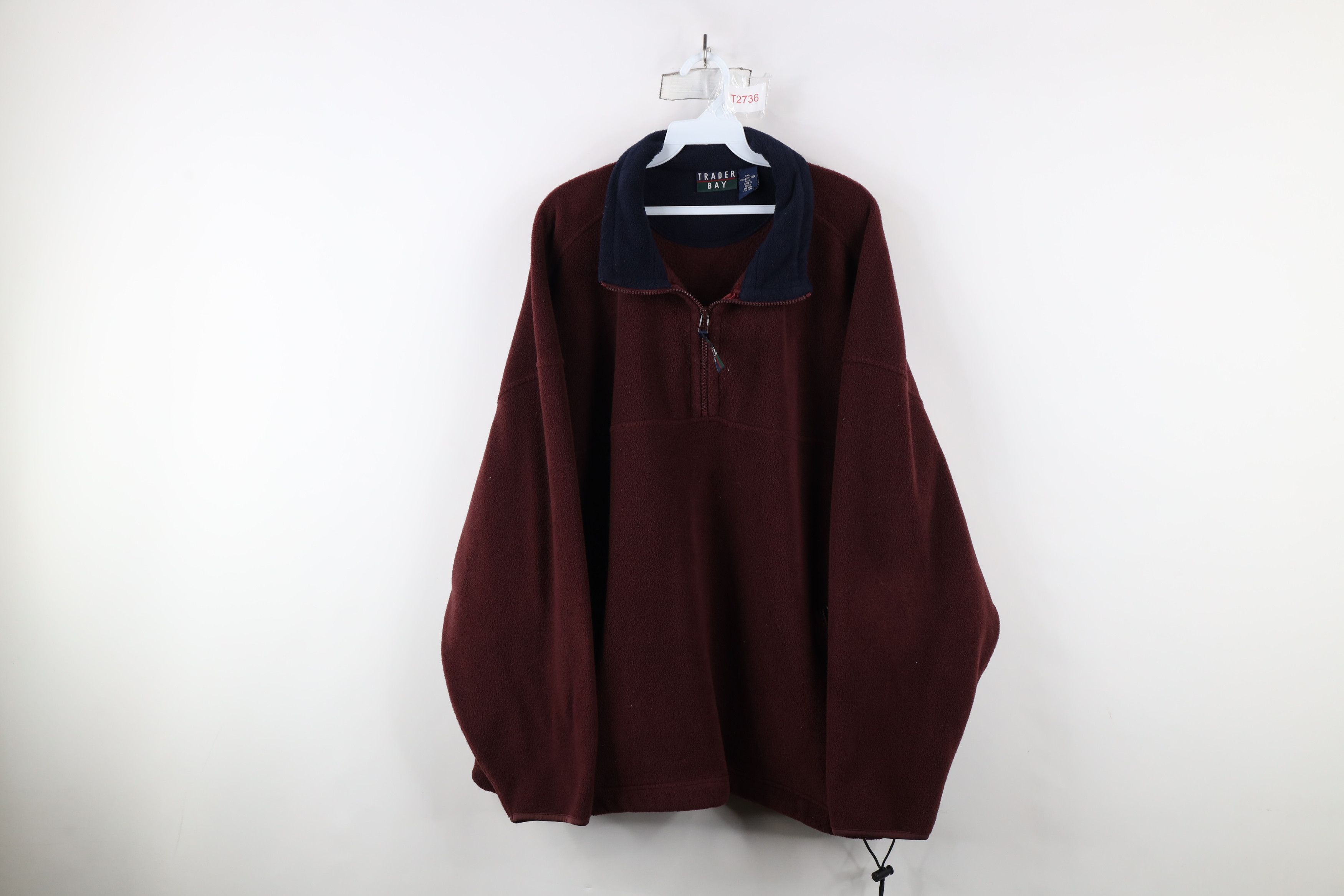 Vintage Vintage 90s Streetwear Half Zip Fleece Pullover Sweater Size US XXL / EU 58 / 5 - 1 Thumbnail