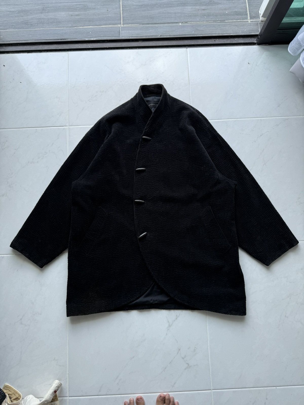 Japanese Brand Jurgen Lehl Oversized Kimono Style Curves Corduroy Jacket Size US L / EU 52-54 / 3 - 2 Thumbnail