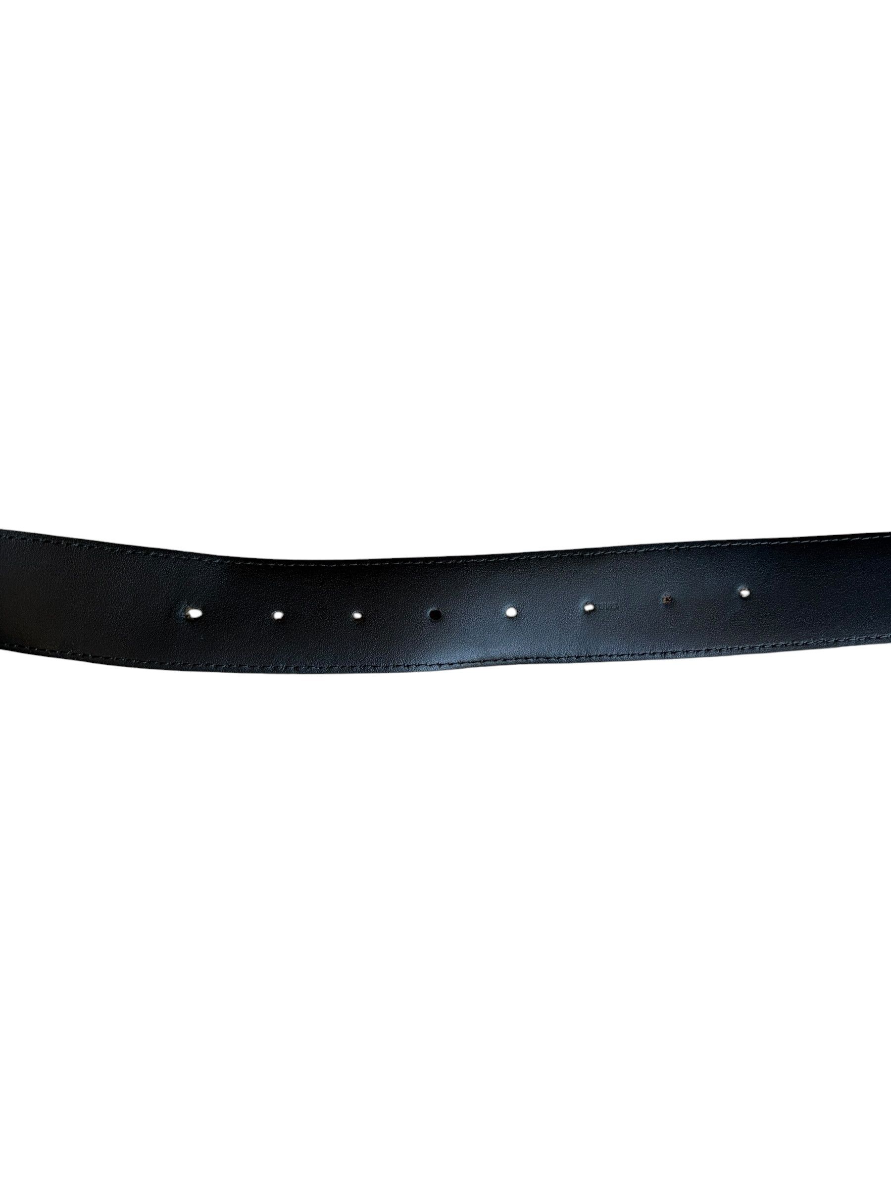 Louis Vuitton Louis Vuitton Light Brown Damier & Silver Buckle Suede Belt Size 32 - 5 Thumbnail