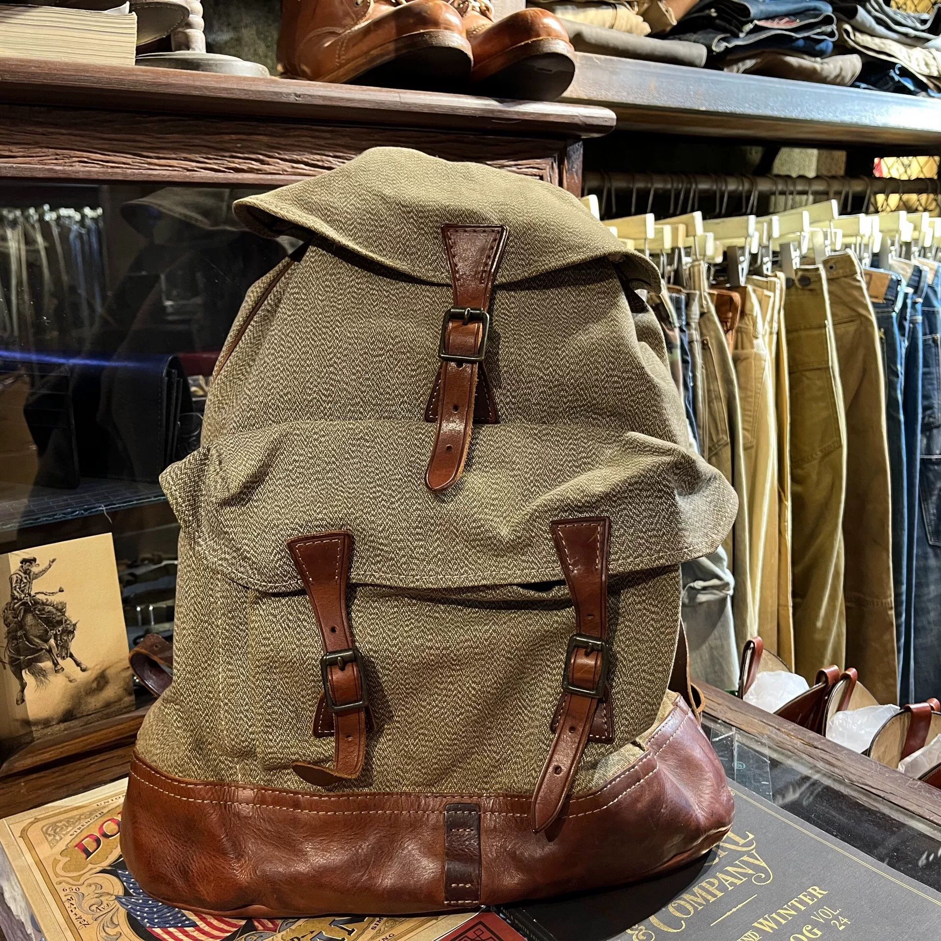 RRL Ralph Lauren double rl rrl pepper salt backpack Size ONE SIZE - 1 Thumbnail