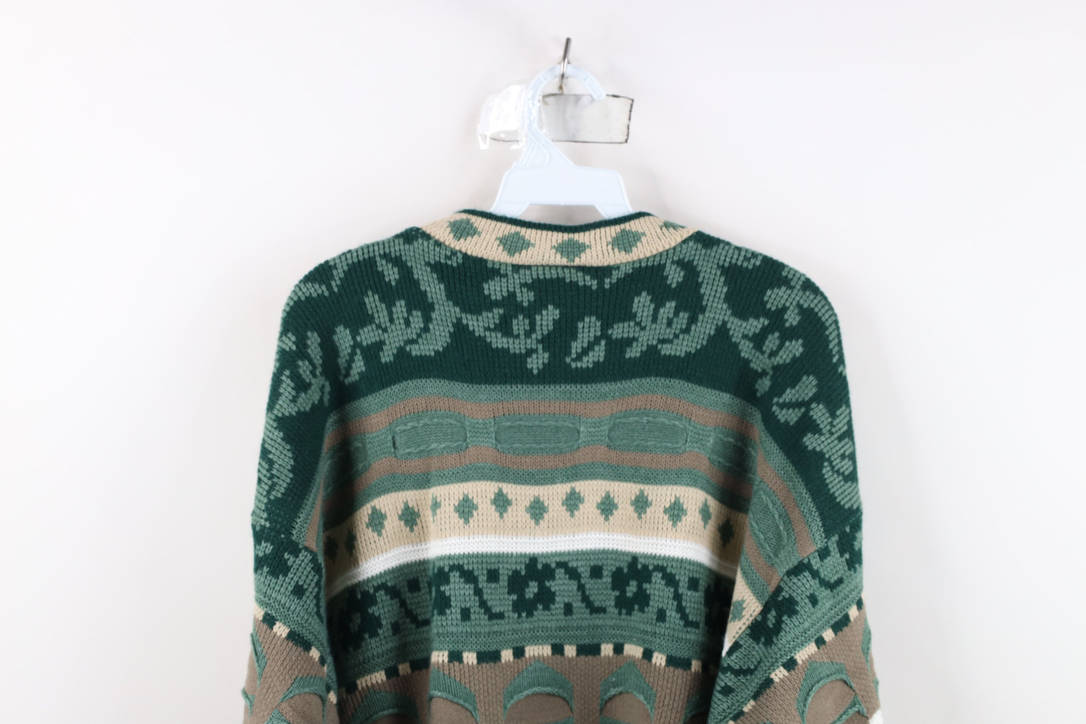 Vintage Deadstock Vintage 90s Streetwear Knit Crewneck Sweater USA Size M / US 6-8 / IT 42-44 - 10 Thumbnail