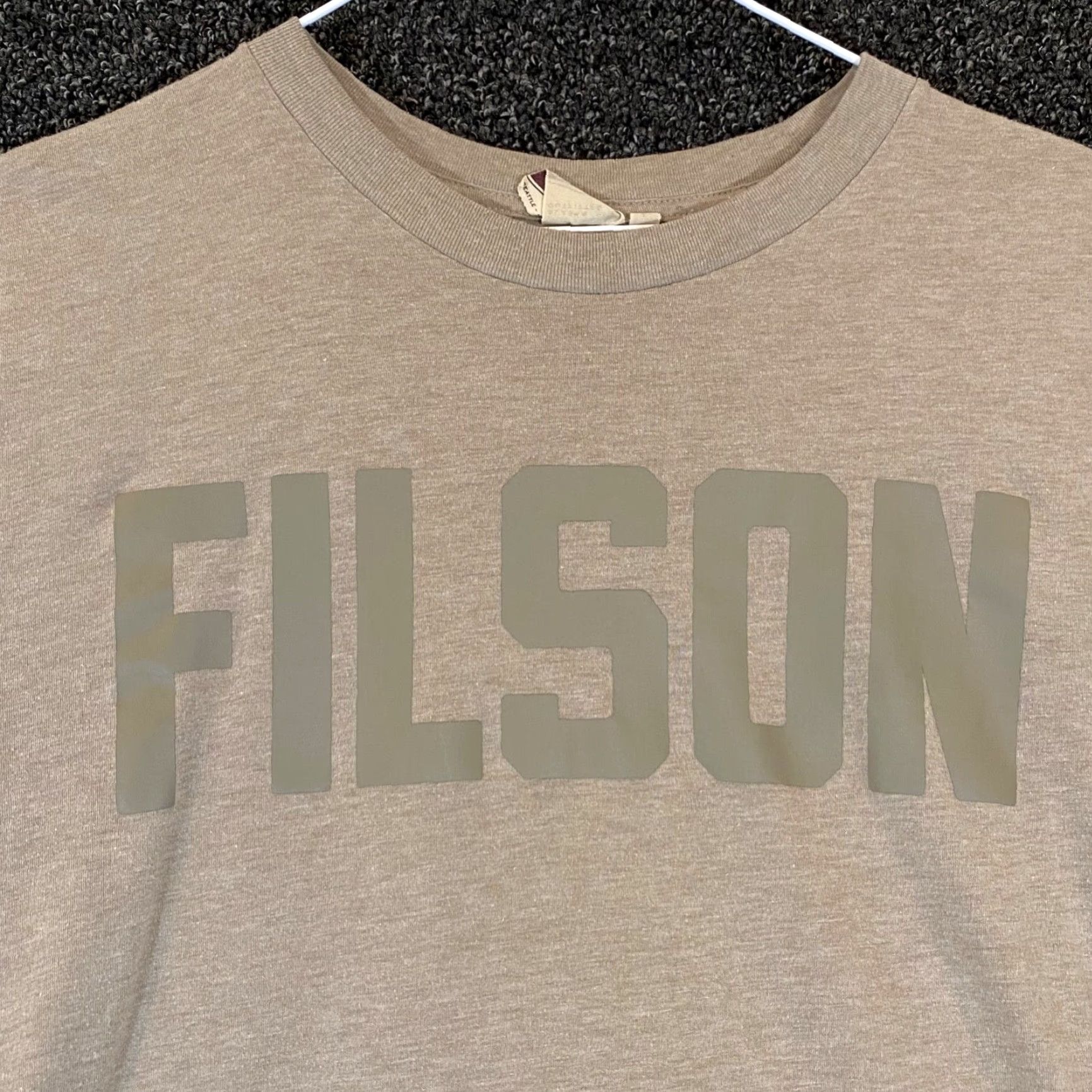 Filson Filson Shirt Mens Large Brown Outdoor Hiking Tee Short Sleeve Spellout Casual Size US L / EU 52-54 / 3 - 2 Thumbnail