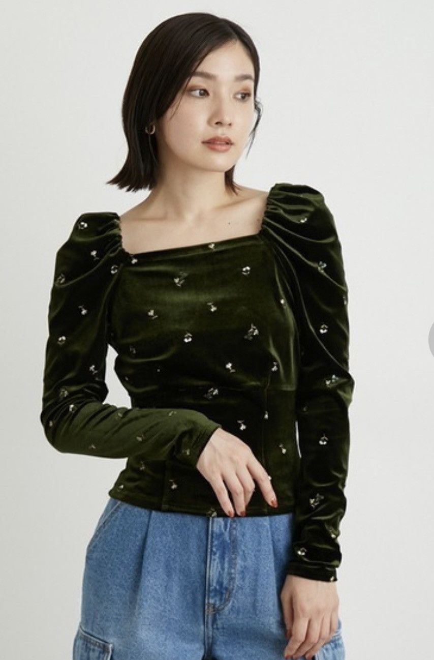 Japanese Brand Vintage-Style Embroidered Knit Top - Japan Exclusive Size S / US 4 / IT 40 - 7 Thumbnail
