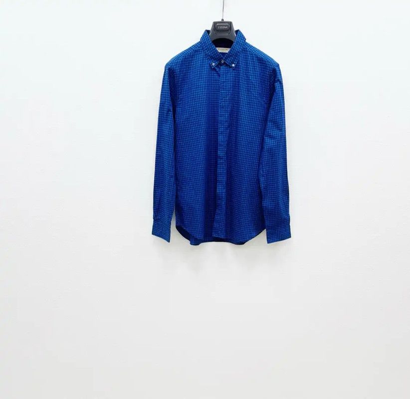 Burberry Burberry Men's Blue Long Sleeve Shirt Size US S / EU 44-46 / 1 - 1 Thumbnail