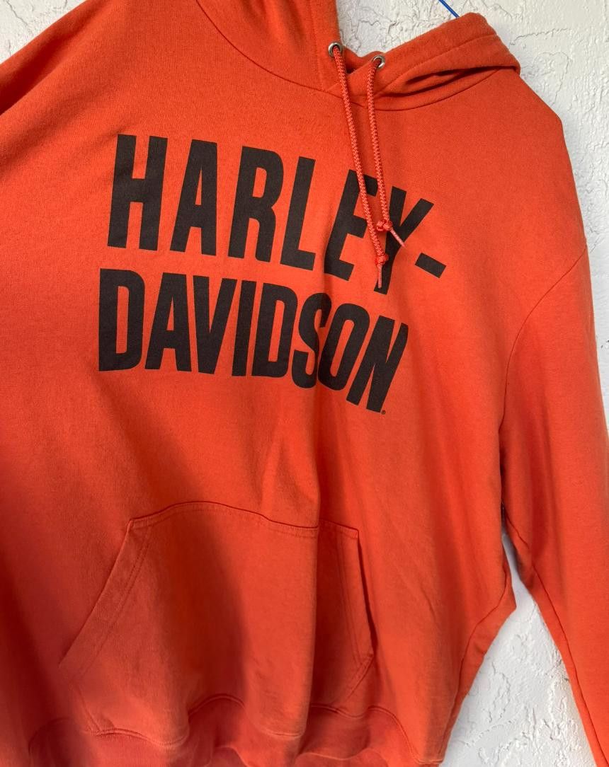Orange Harley Davidson Hoodie 2xl Accessories
