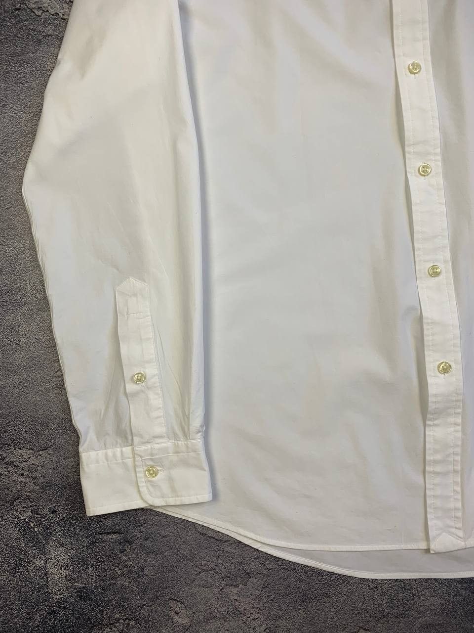 Polo Ralph Lauren Polo Ralph Lauren White Stretch Button Down Shirt Size US L / EU 52-54 / 3 - 4 Thumbnail