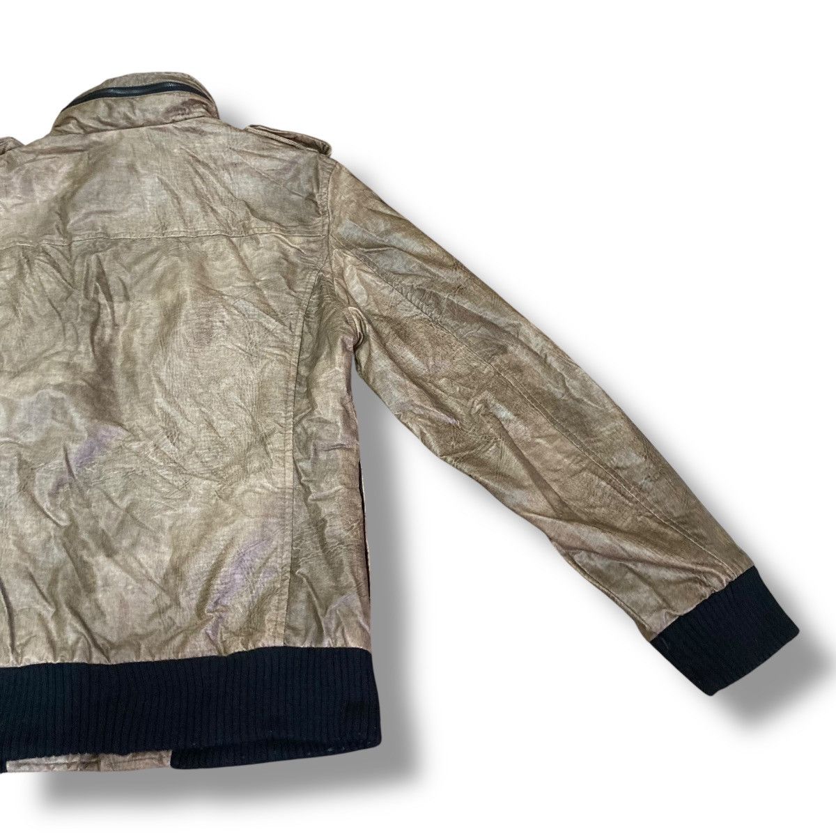 Isamu Katayama Backlash 🇯🇵 P.C POINT CHARY BUTTON UP FULL ZIP FUR COLLAR WAXED JACKET Size US L / EU 52-54 / 3 - 10 Thumbnail