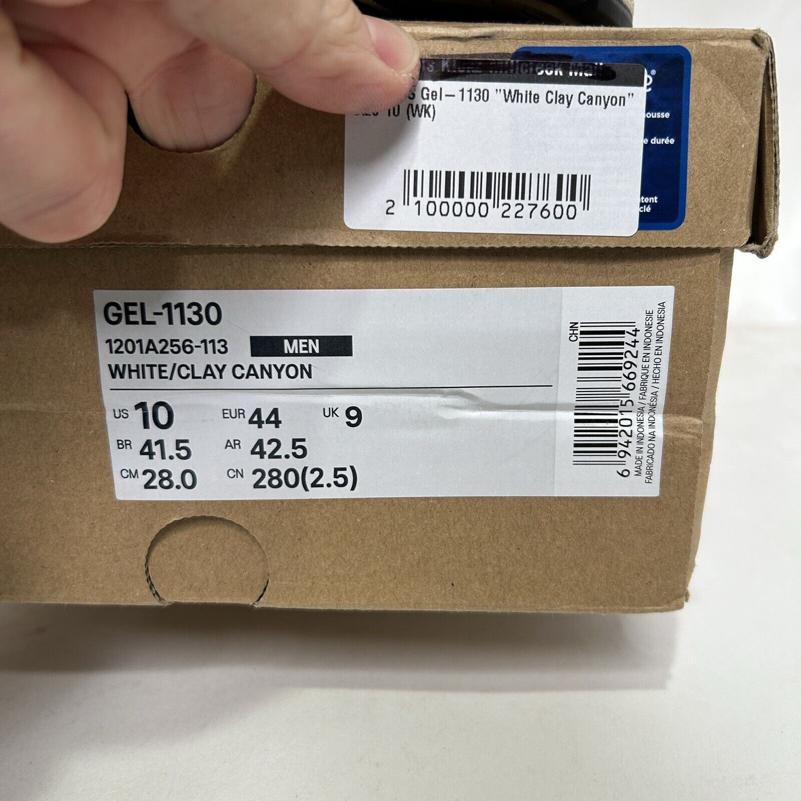 Asics ASICS Gel-1130 “White Clay Canyon” 2024 Size US 10 / EU 43 - 5 Thumbnail