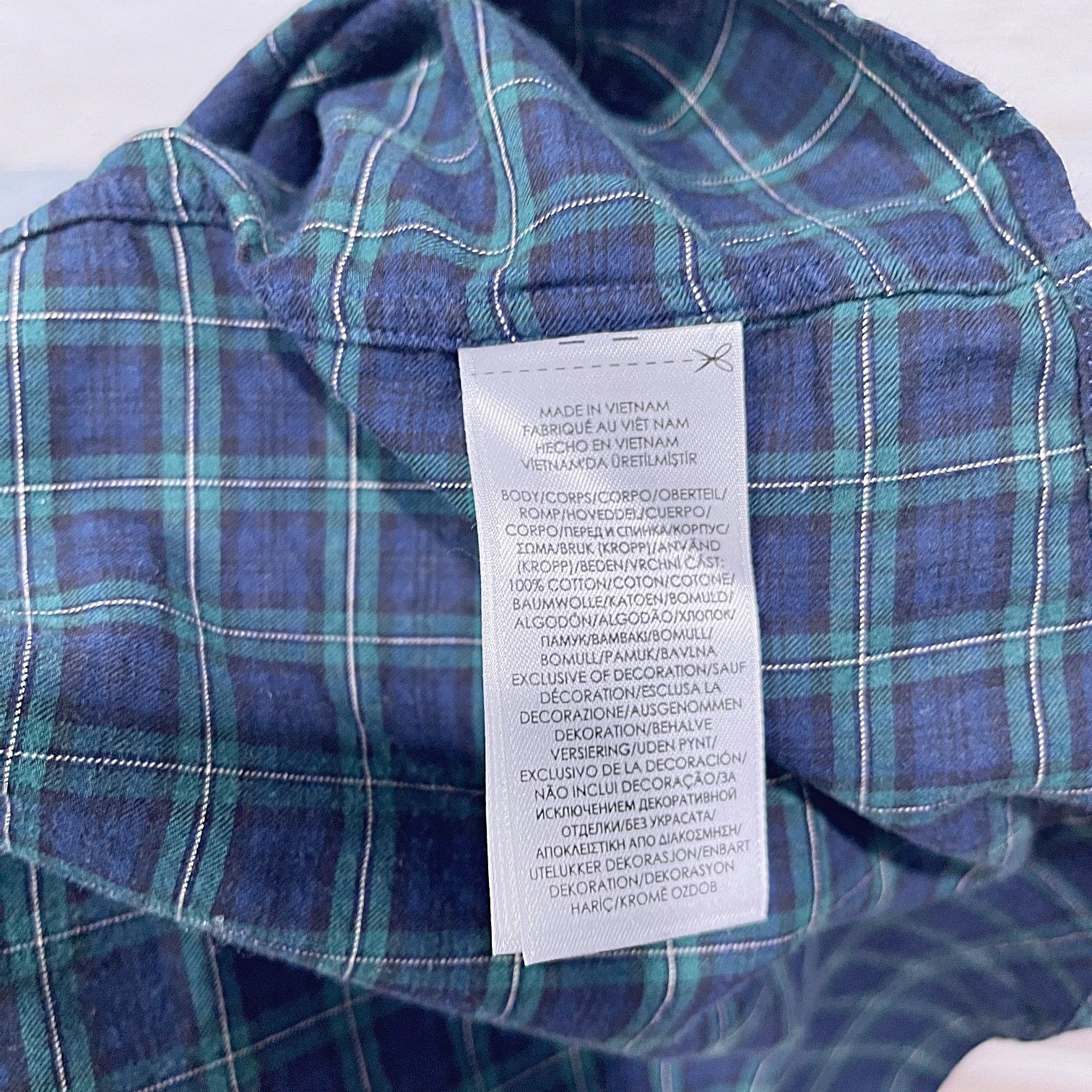 Ralph Lauren Ralph Lauren Flannel Plaid Shirt Blue Green Plaid XXL Size US XXL / EU 58 / 5 - 6 Thumbnail