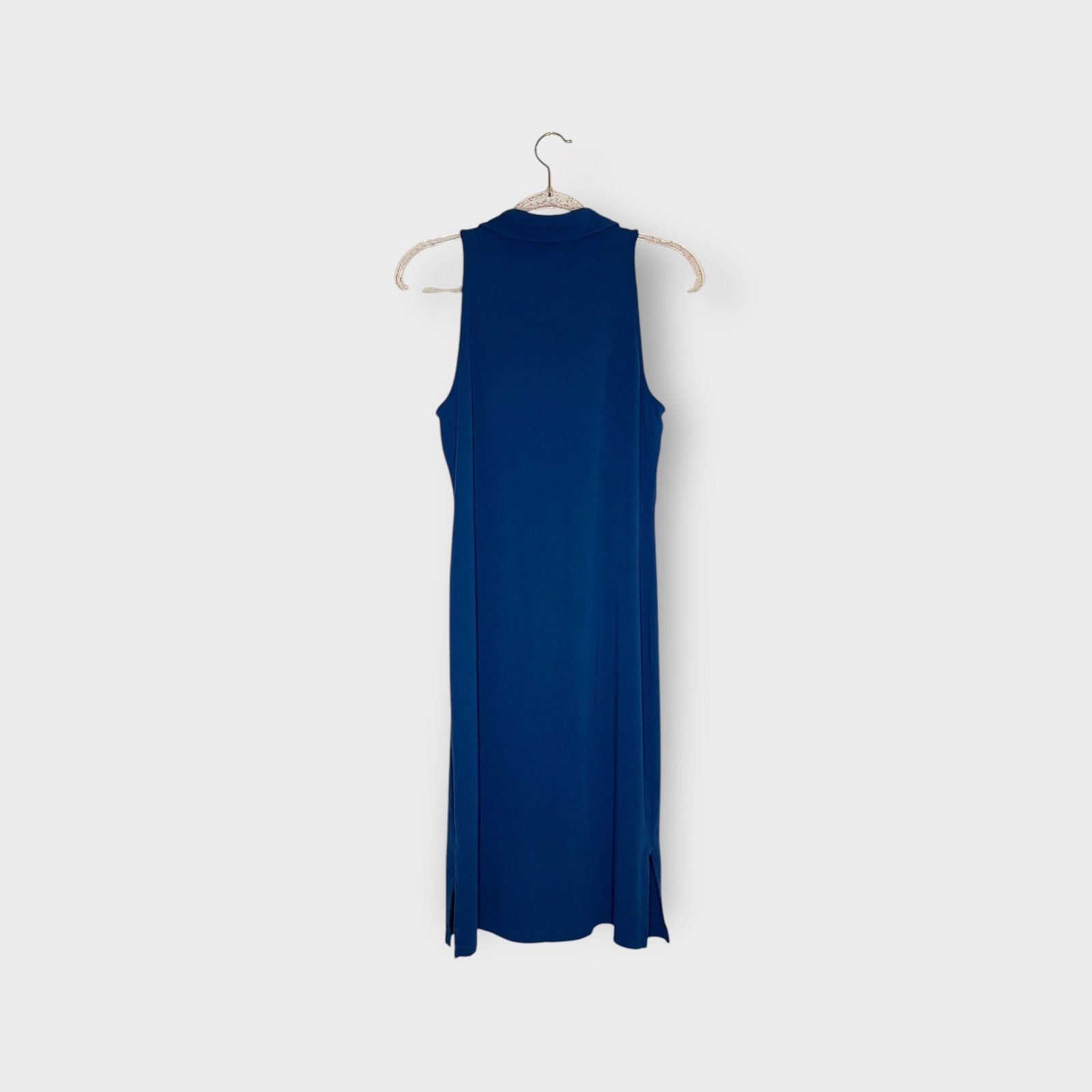 Lilly Pulitzer Lilly Pulitzer Reema Sleeveless Polo Dress – Aegean Navy L Size L / US 10 / IT 46 - 3 Thumbnail