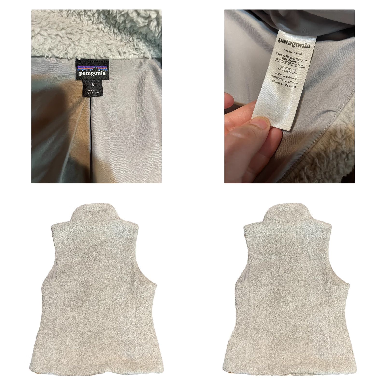 Patagonia Patagonia Vest Gray Full Zip Women’s Small L/s Deep Pile Fleece Los Gatos Classic Size S / US 4 / IT 40 - 8 Thumbnail