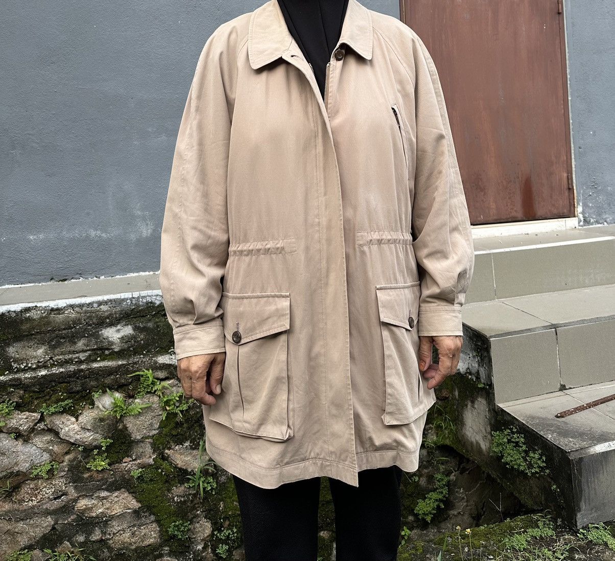 Burberry Vintage Burberry's Prorsum Nude Utility Jacket (Woman) Size US L / EU 52-54 / 3 - 4 Thumbnail