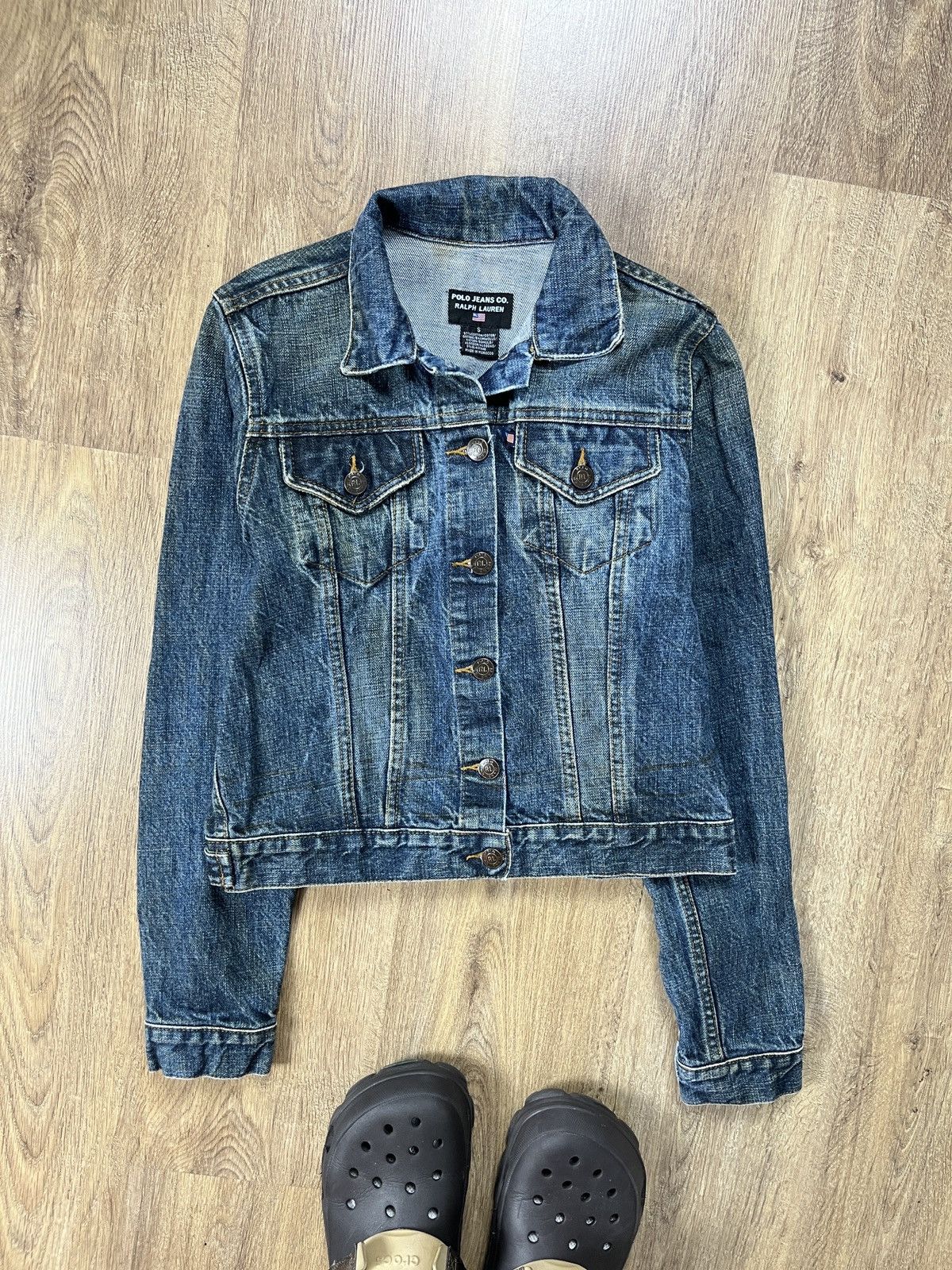 Polo Ralph Lauren Vtg POLO RALPH LAUREN Jeans Co Cropped