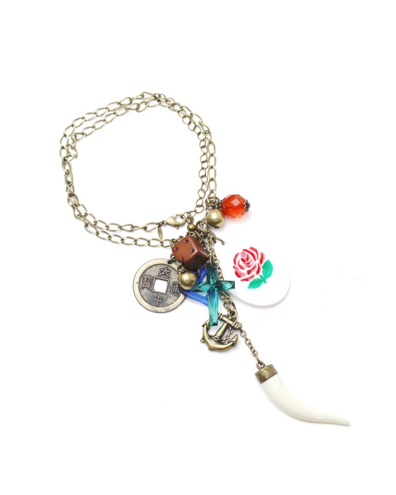 Vintage 2000S JAPANESE MADE BOHO FORTUNE HUNT CHARMS BRACELET Size ONE SIZE - 2 Thumbnail