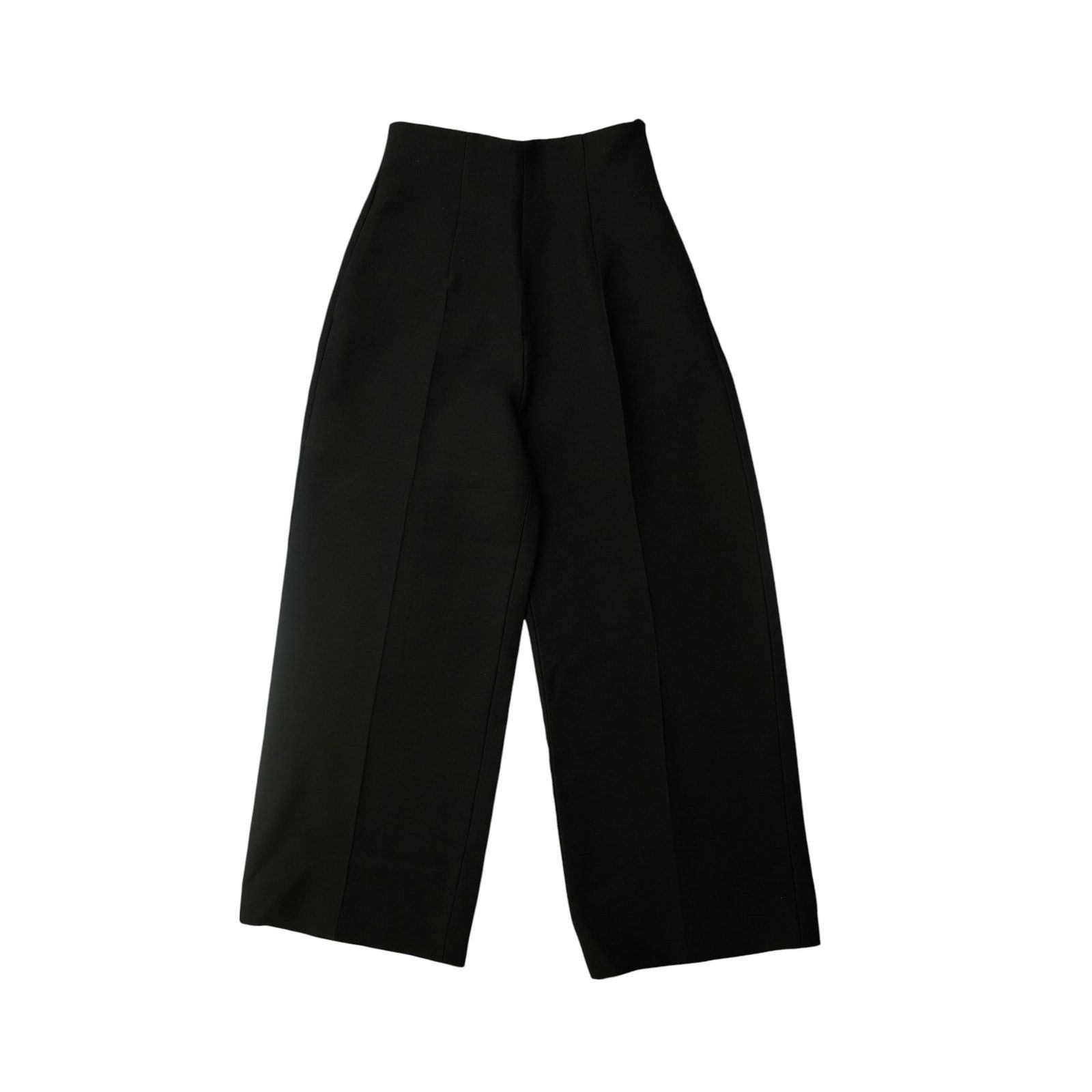 Fendi Black Wide Legged Trousers Size 26" / US 2 / IT 38 - 1 Thumbnail