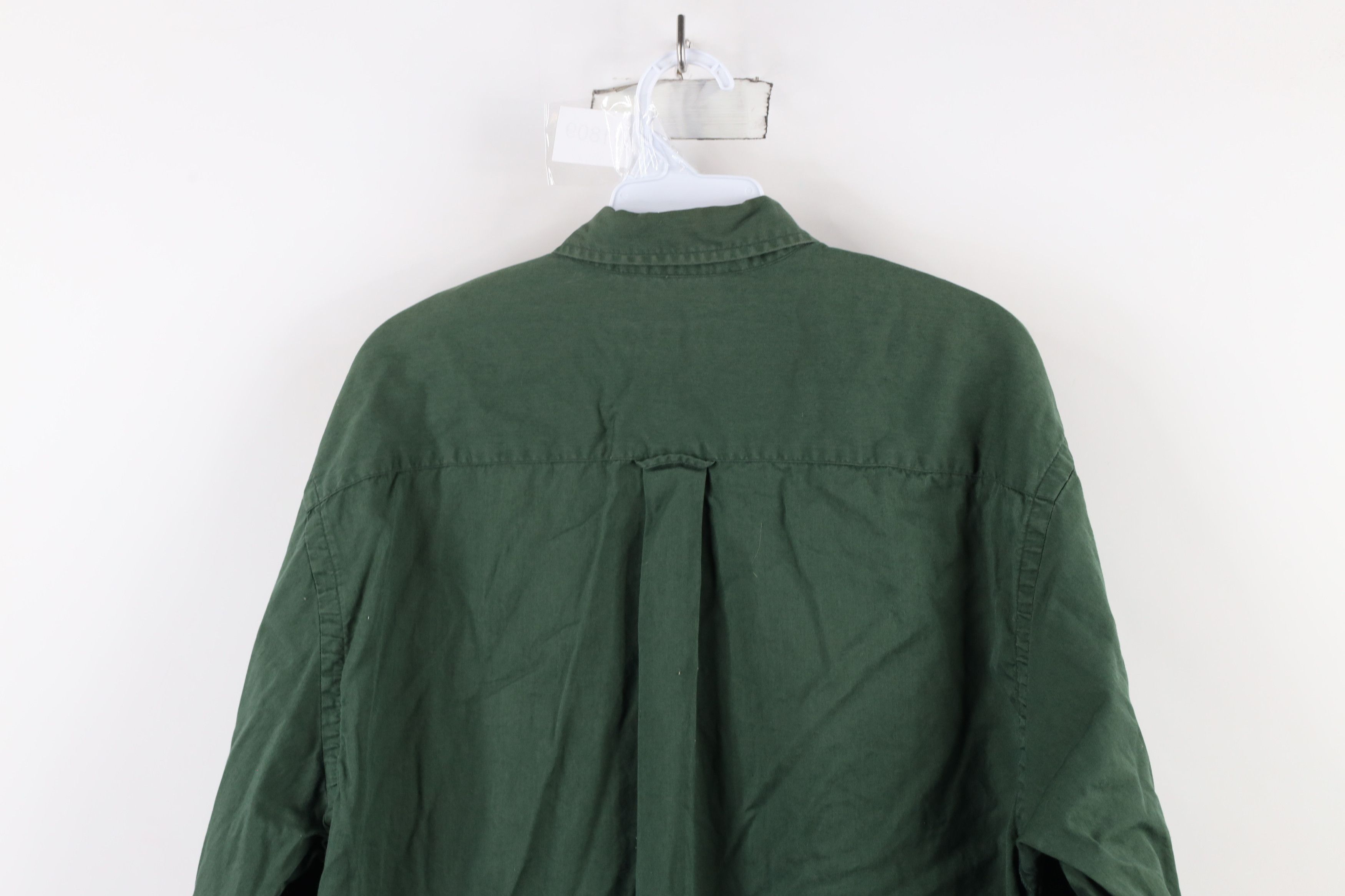 Nautica × Vintage Vintage 90s Nautica Button Down Shirt Green Cotton USA Size US M / EU 48-50 / 2 - 14 Thumbnail