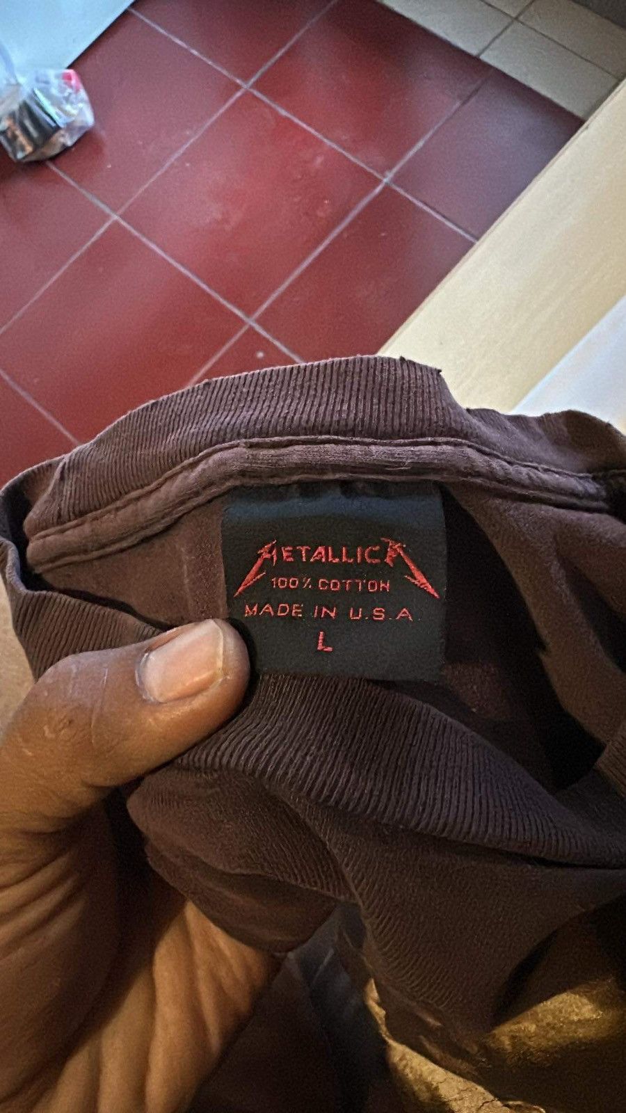 Vintage ⚠️SOLD⚠️ Metallica Birth School Size US L / EU 52-54 / 3 - 5 Thumbnail